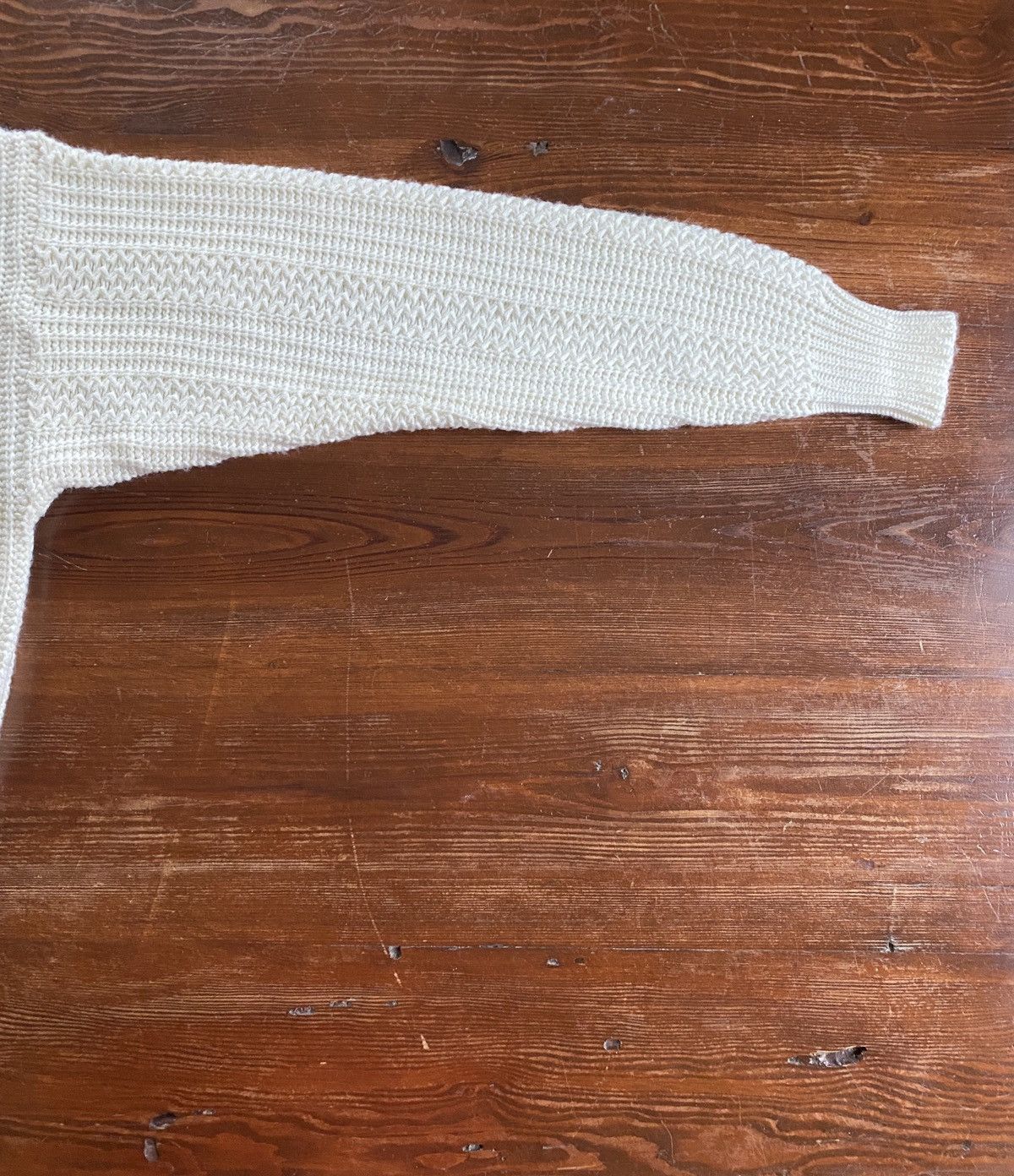 Vintage Vintage 80’s Barnaby White Knit Sweater Size US L / EU 52-54 / 3 - 6 Thumbnail