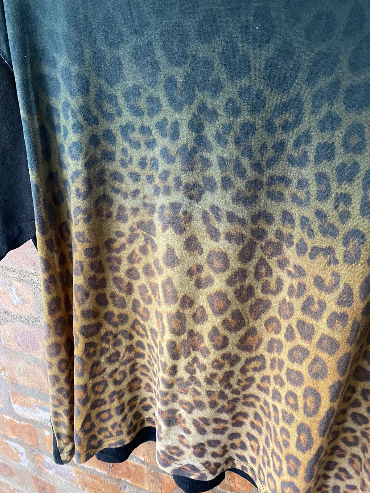 Facetasm × Japanese Brand × Nepenthes 2000s FACETASM Gradian leopard oversized tee Size US XL / EU 56 / 4 - 5 Thumbnail
