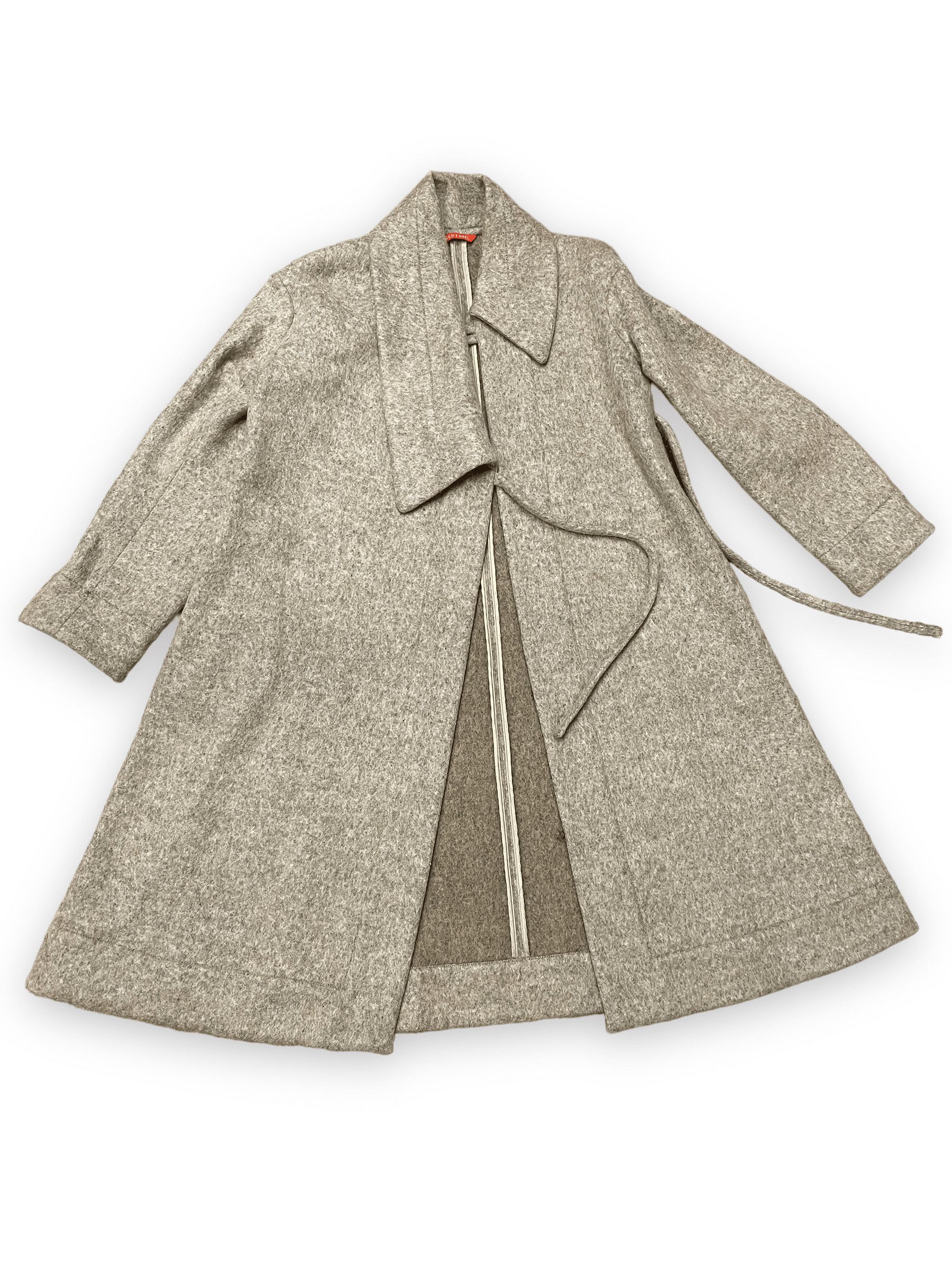 Vivienne Westwood Vivienne Westwood Red Label Vintage Designer Asymmetrical Mohair & Wool Coat Made In Italy Size L Size L / US 10 / IT 46 - 2 Thumbnail