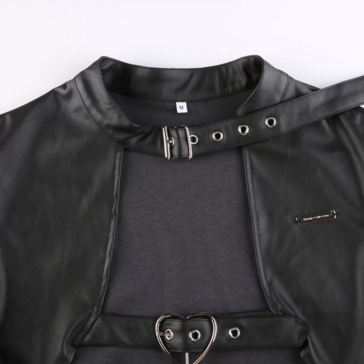 Other Y2K Heart Buckle Crop Jacket Top Size M / US 6-8 / IT 42-44 - 8 Thumbnail
