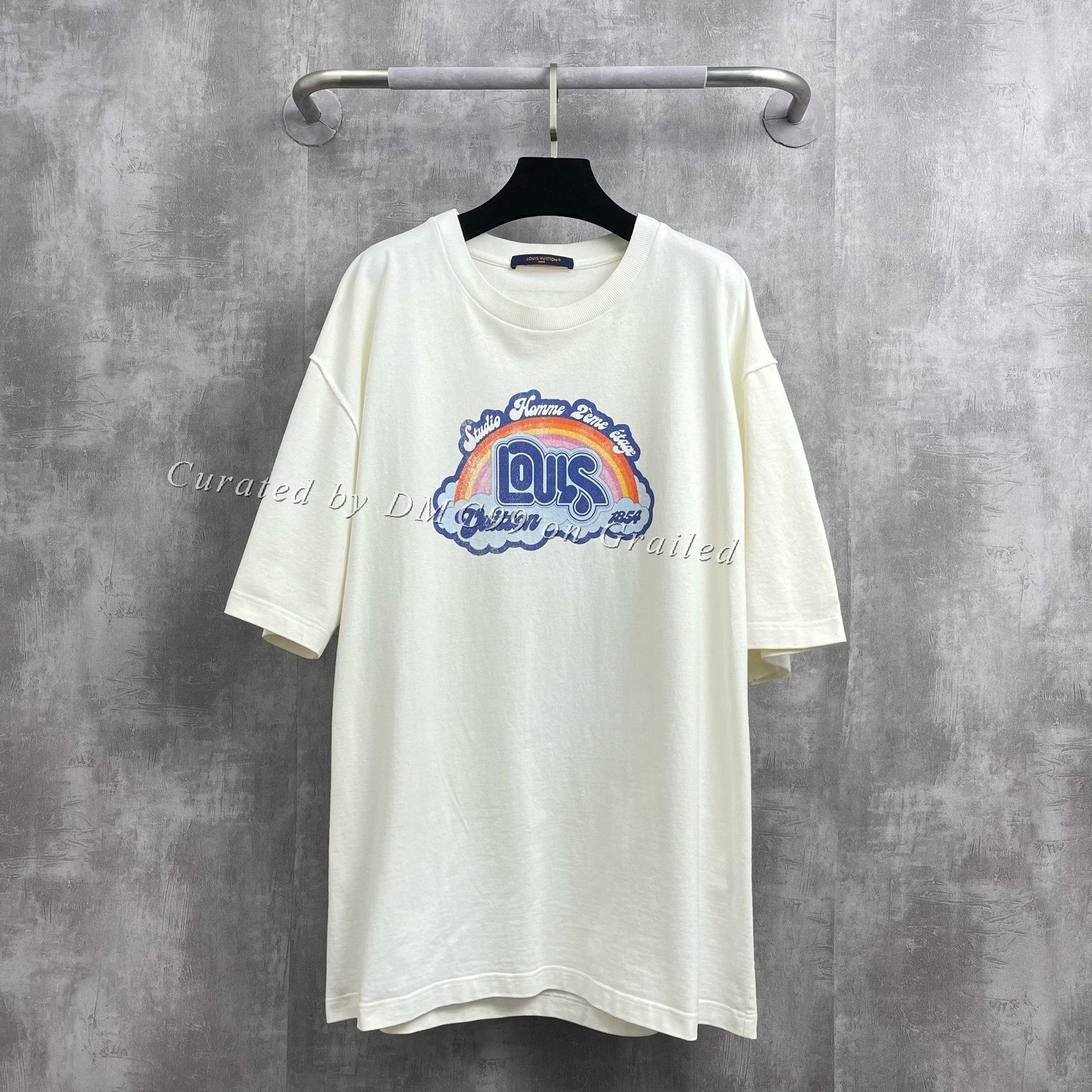 Louis Vuitton Louis Vuitton Rainbow Logo T-Shirt Size US XL / EU 56 / 4 - 1 Thumbnail