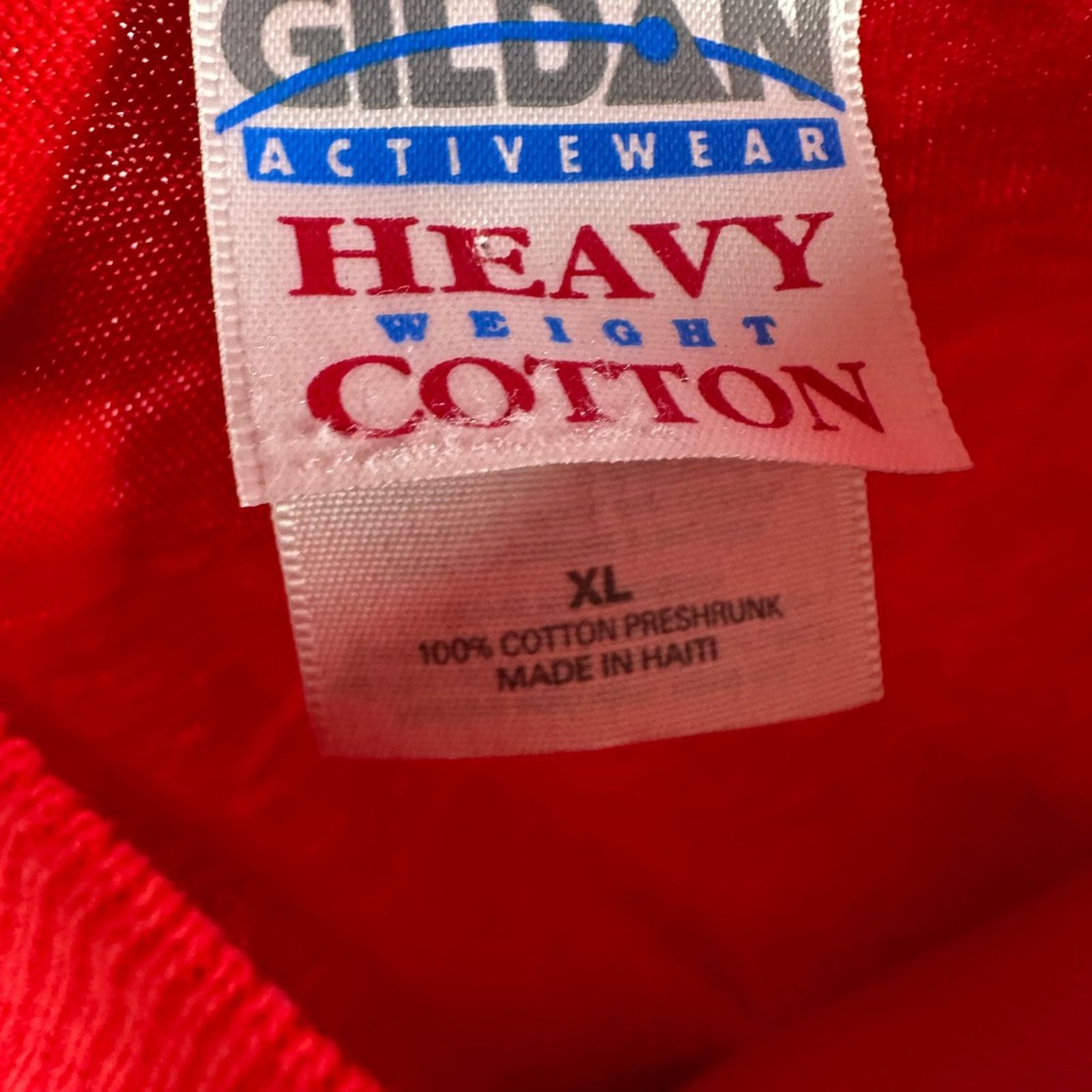 Gildan Philadelphia 76ers T-Shirt Vintage Red Short Sleeve 90s XL Size US XL / EU 56 / 4 - 8 Thumbnail
