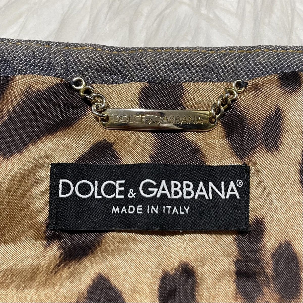Dolce & Gabbana Dolce&Gabbana Ruffle Design Zip-up Denim Jacket 38 Blue Gray Size XS / US 0-2 / IT 36-38 - 2 Thumbnail