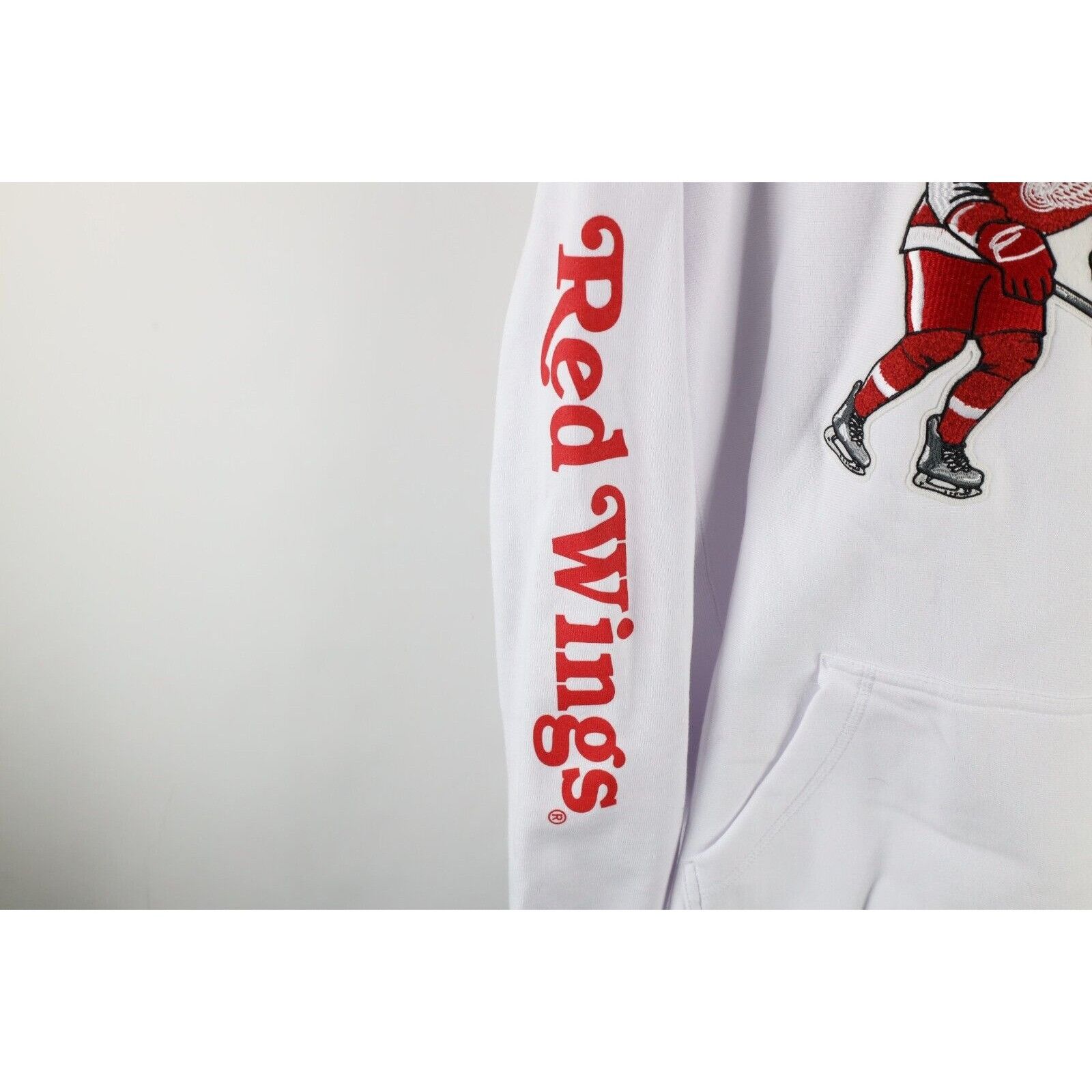 Vintage New Greyson x Detroit Red Wings Hockey Larkin Hoodie White Size US XXL / EU 58 / 5 - 5 Thumbnail