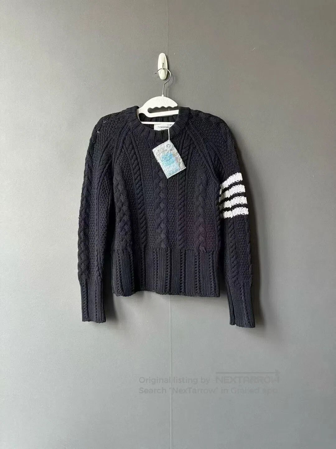 Thom Browne Thom Browne Blue Knit Sweater| Size US XXS / EU 40 - 1 Thumbnail