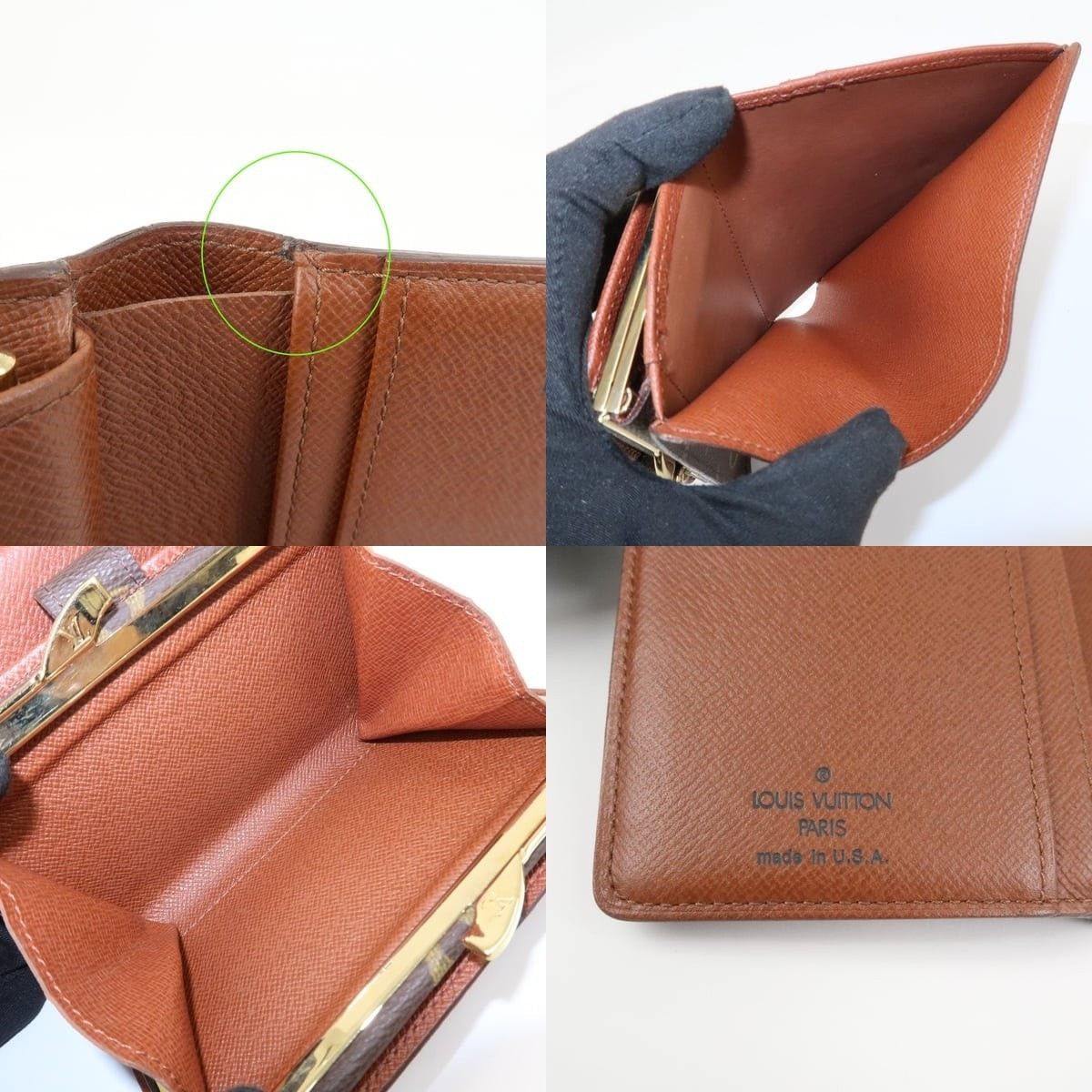 Louis Vuitton Louis Vuitton Monogram Porte Monnaie Billets Viennois Wallet Size ONE SIZE - 7 Thumbnail