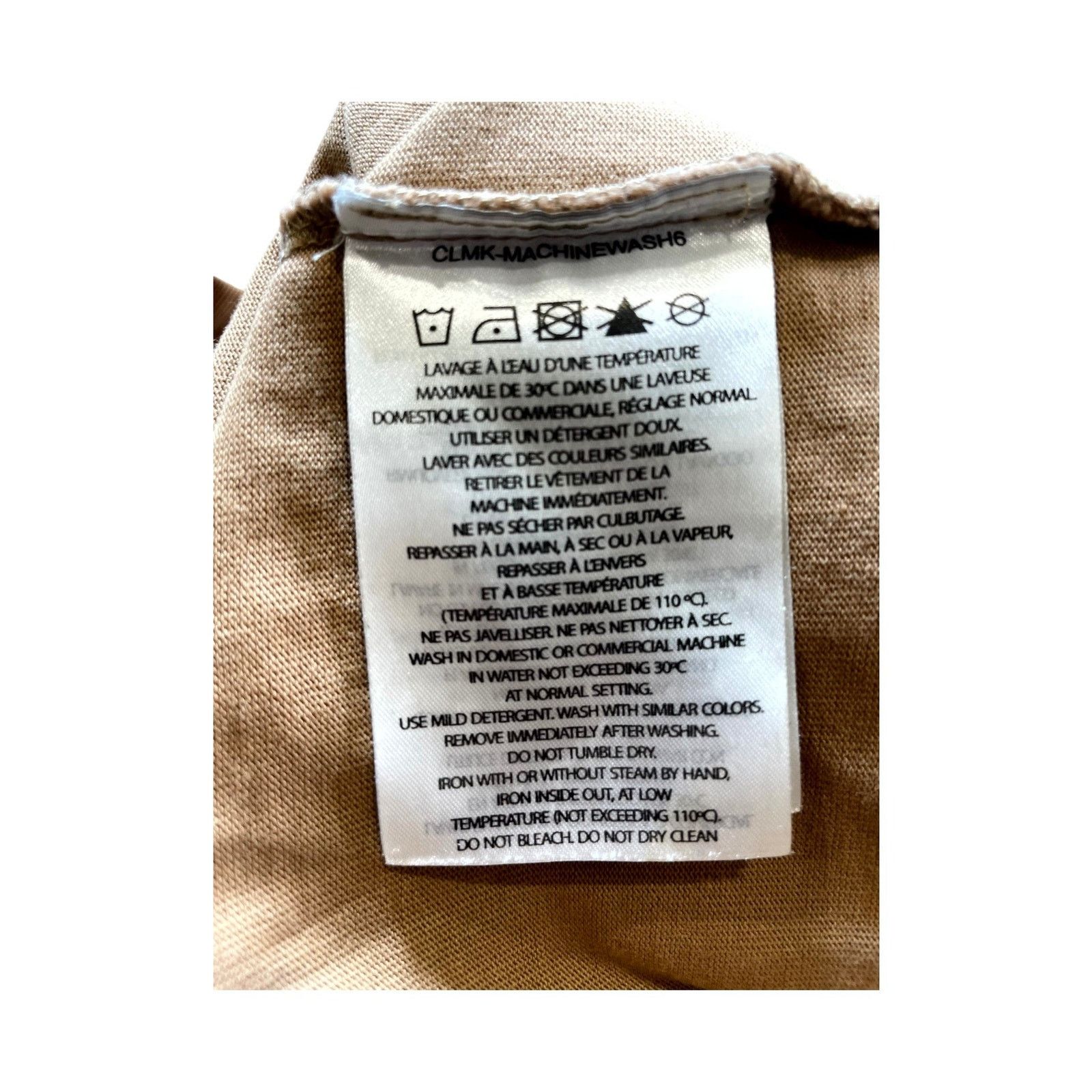 Mackage Mackage Felt Logo Tan Tee Size US S / EU 44-46 / 1 - 4 Thumbnail