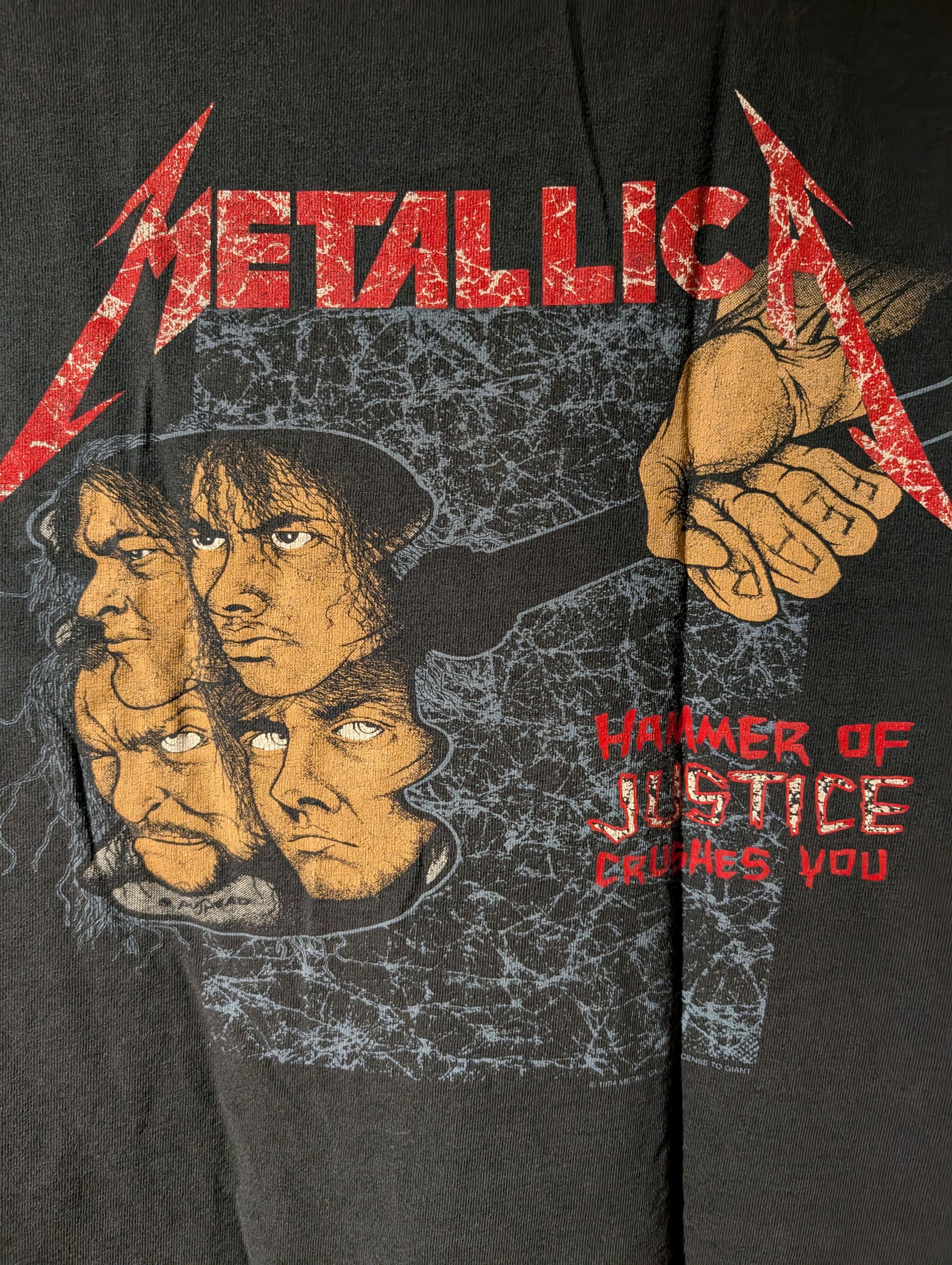 Band Tees Vintage 1994 Metallica and Justice for All Small T-Shirt Size US S / EU 44-46 / 1 - 12 Thumbnail