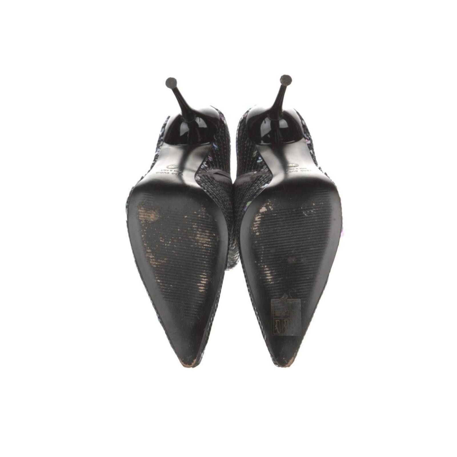 Dolce & Gabbana Dolce & Gabbana Iridescent Sequin Stilettos – DISCONTINUED Size US 9 / IT 39 - 5 Thumbnail