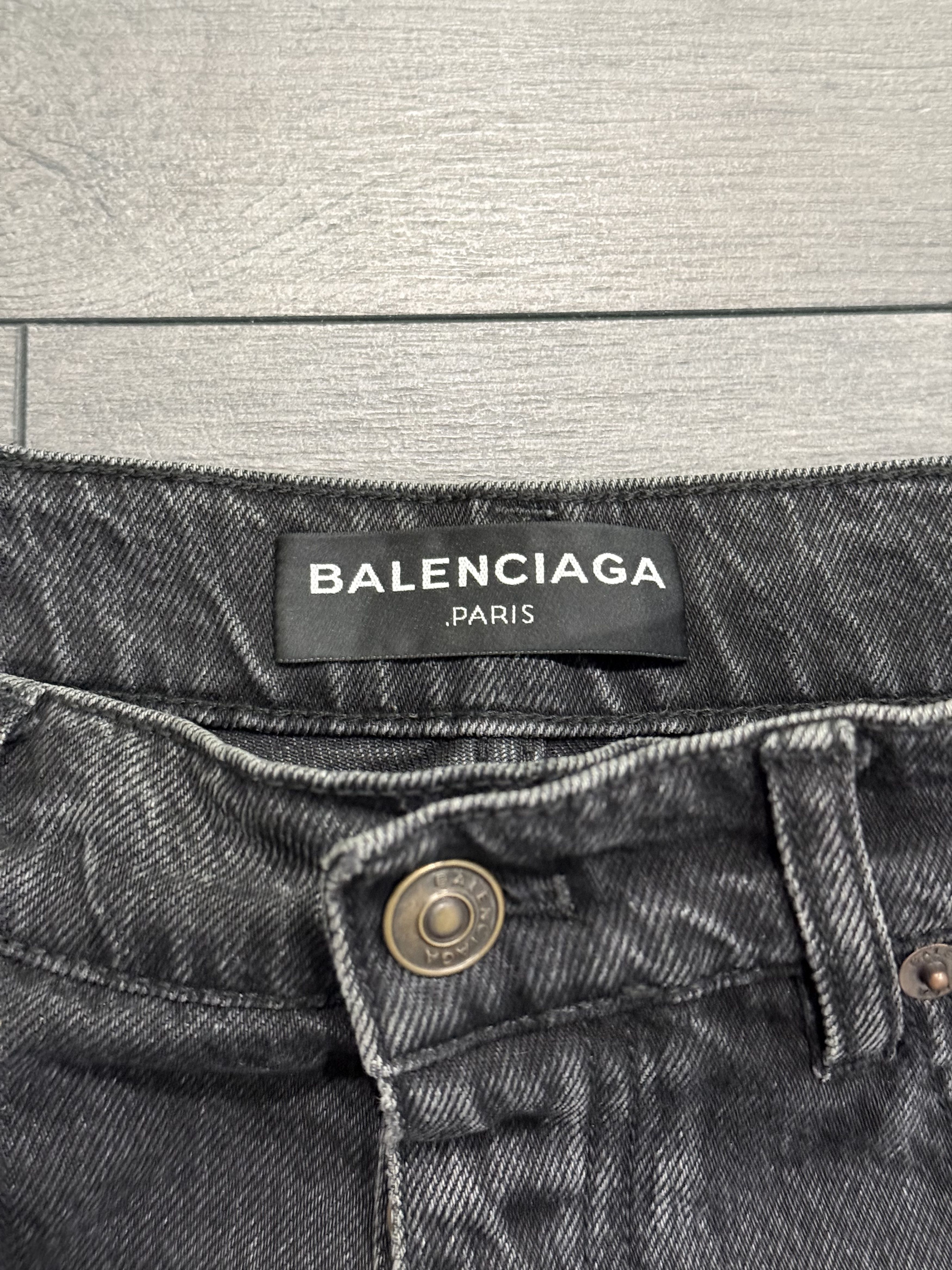 Balenciaga Balenciaga "Black wash" Denim Size US 28 / EU 44 - 4 Thumbnail