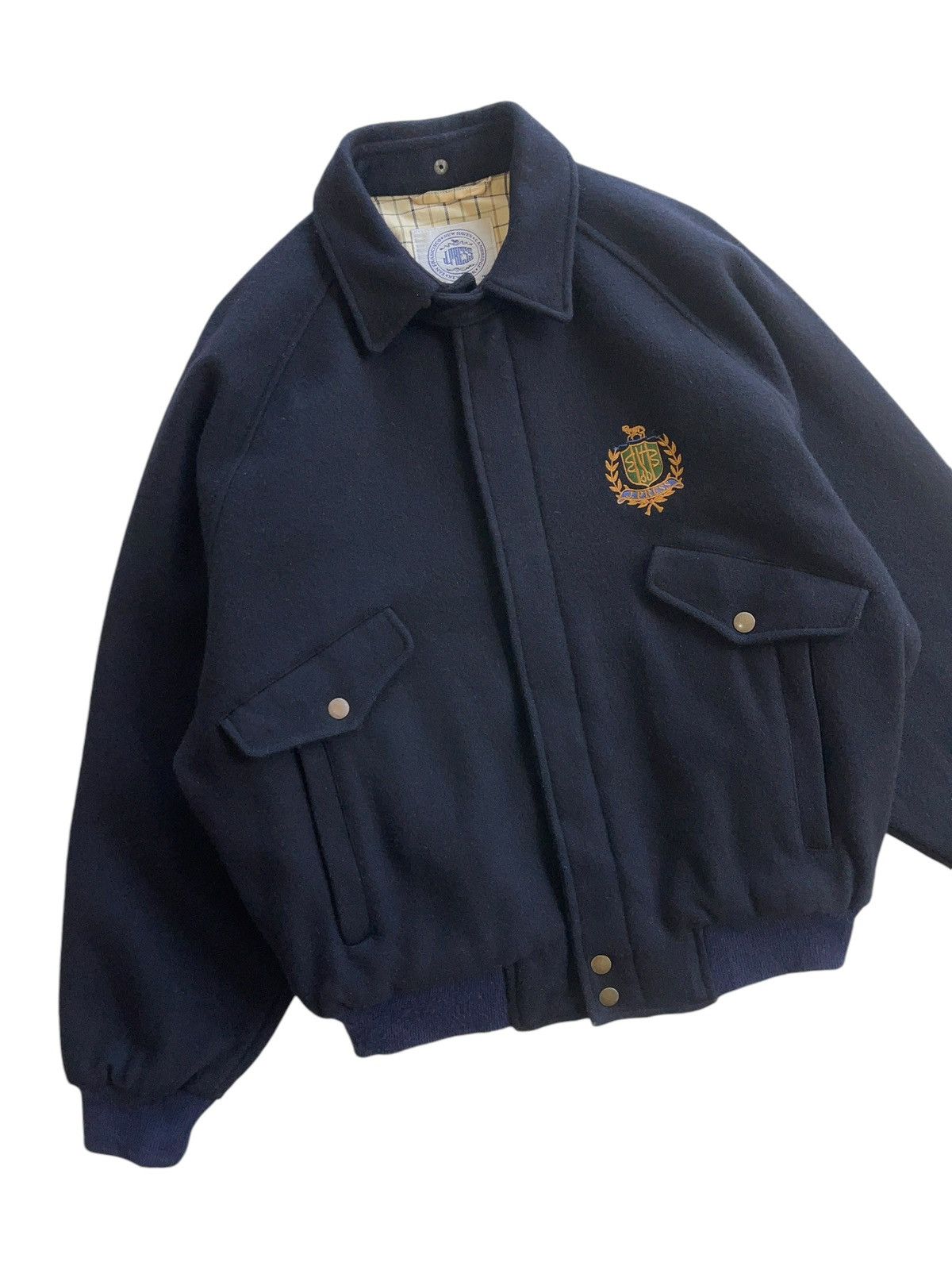 J. Press Vintage J. Press Wool Blouson Jacket Navy Blue Size US M / EU 48-50 / 2 - 4 Thumbnail