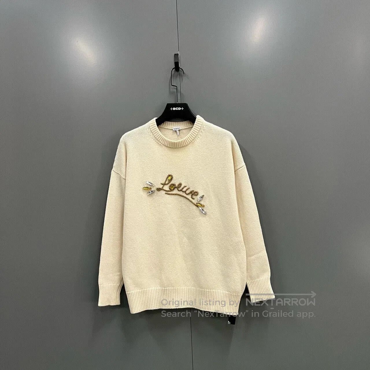 Loewe loewe embroidered logo knit sweater. Size XS / US 0-2 / IT 36-38 - 2 Thumbnail