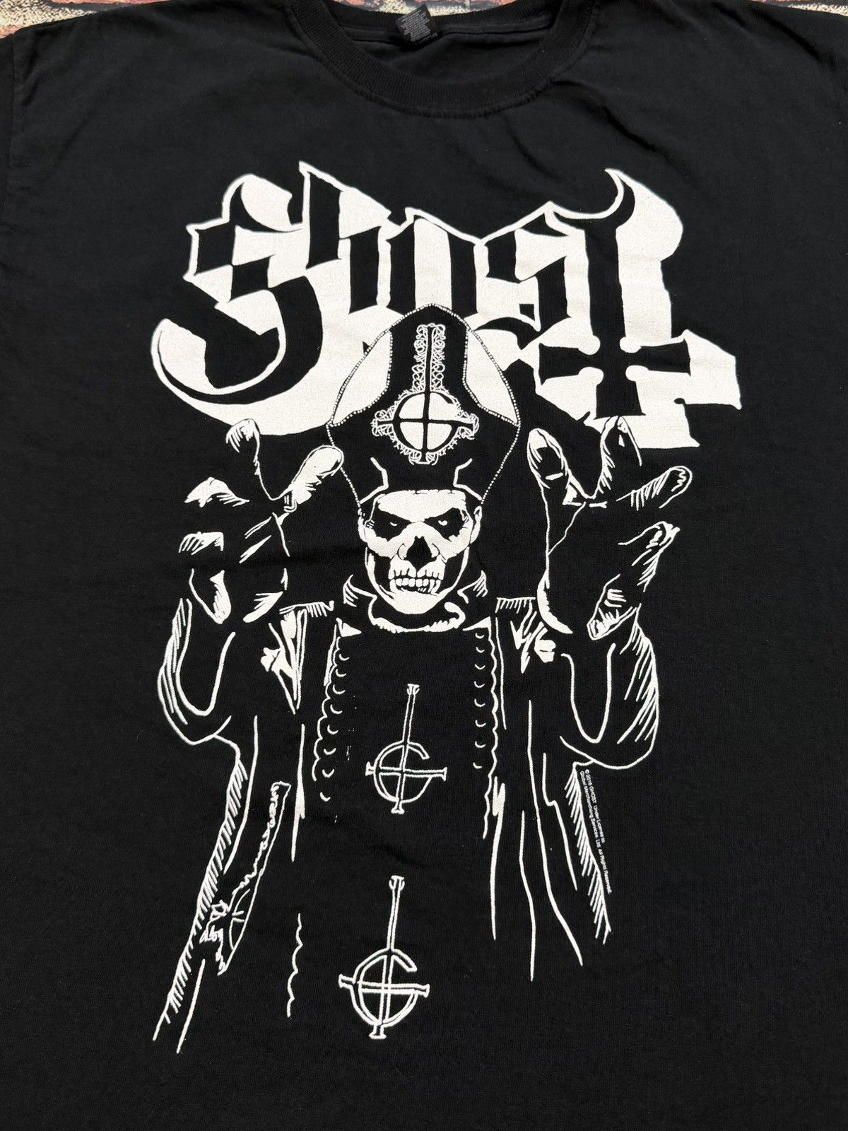 Band Tees Ghost Papa Emeritus Wrath T Shirt Band Tour Merch Tee 2016 Size US L / EU 52-54 / 3 - 2 Thumbnail