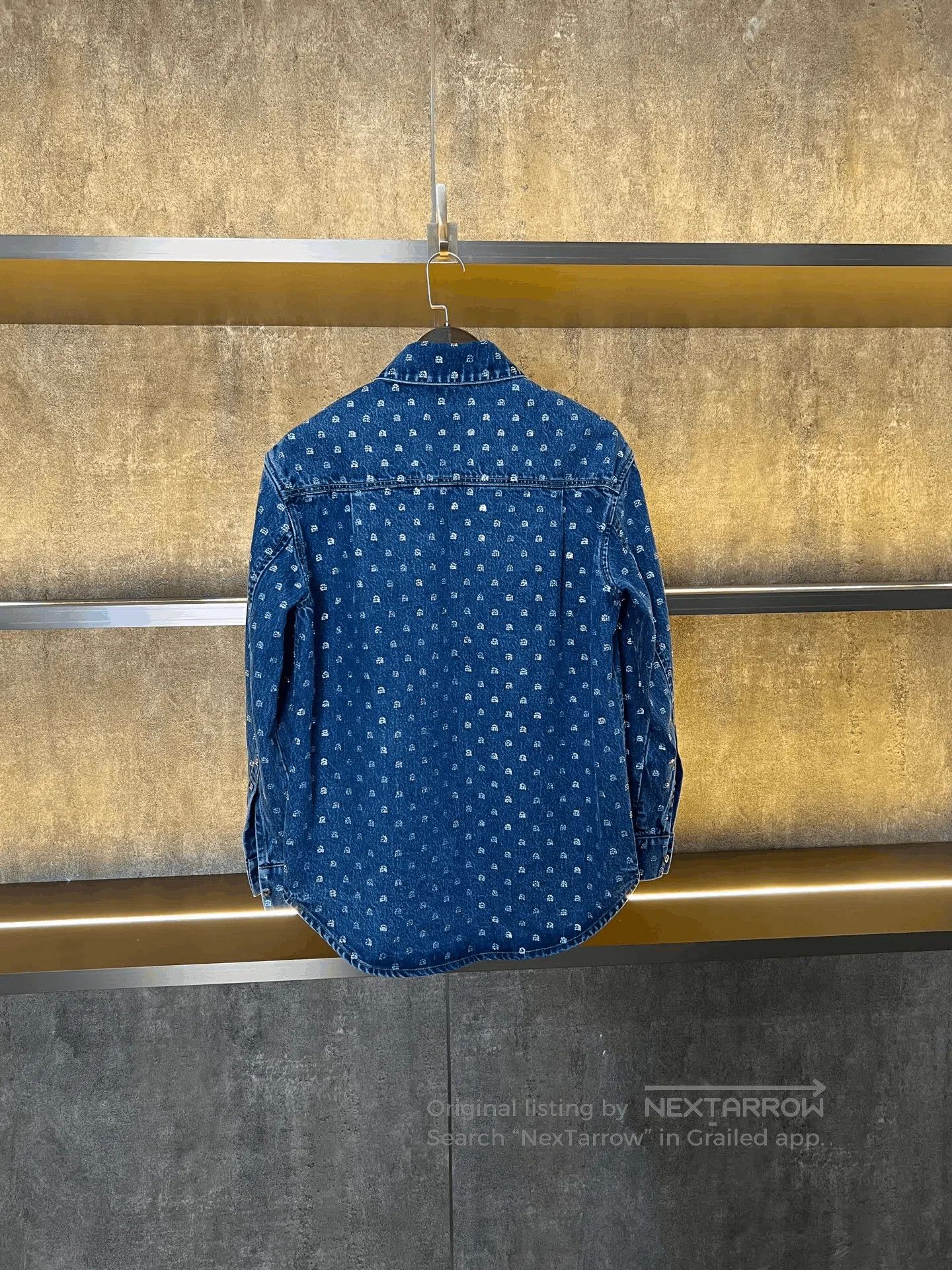 Alexander Wang Alexander Wang Diamond Denim Shirt. Size XXS / US 00 / IT 34 - 2 Thumbnail