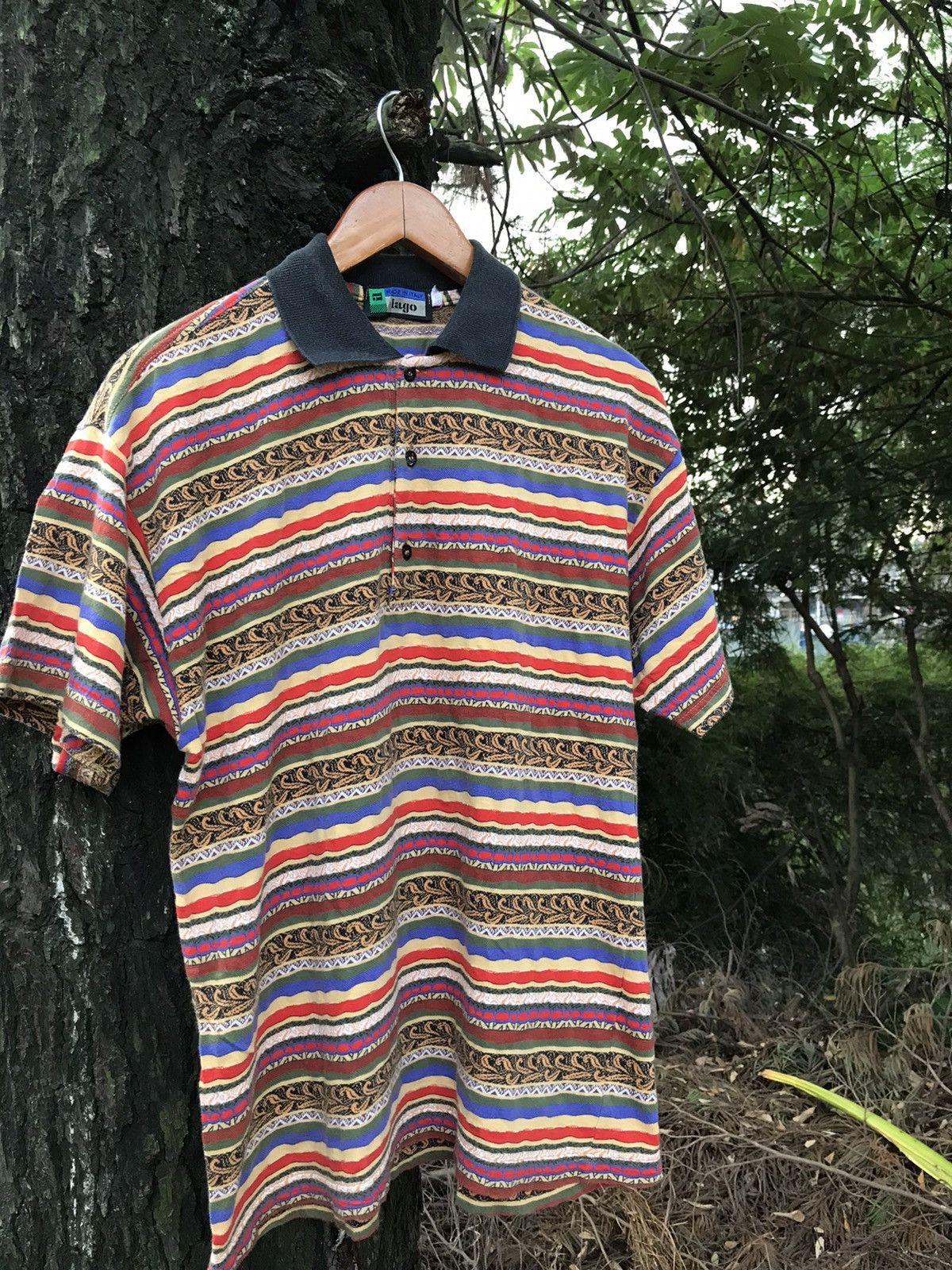 Vintage Poli Lago Italy Size US L / EU 52-54 / 3 - 1 Thumbnail