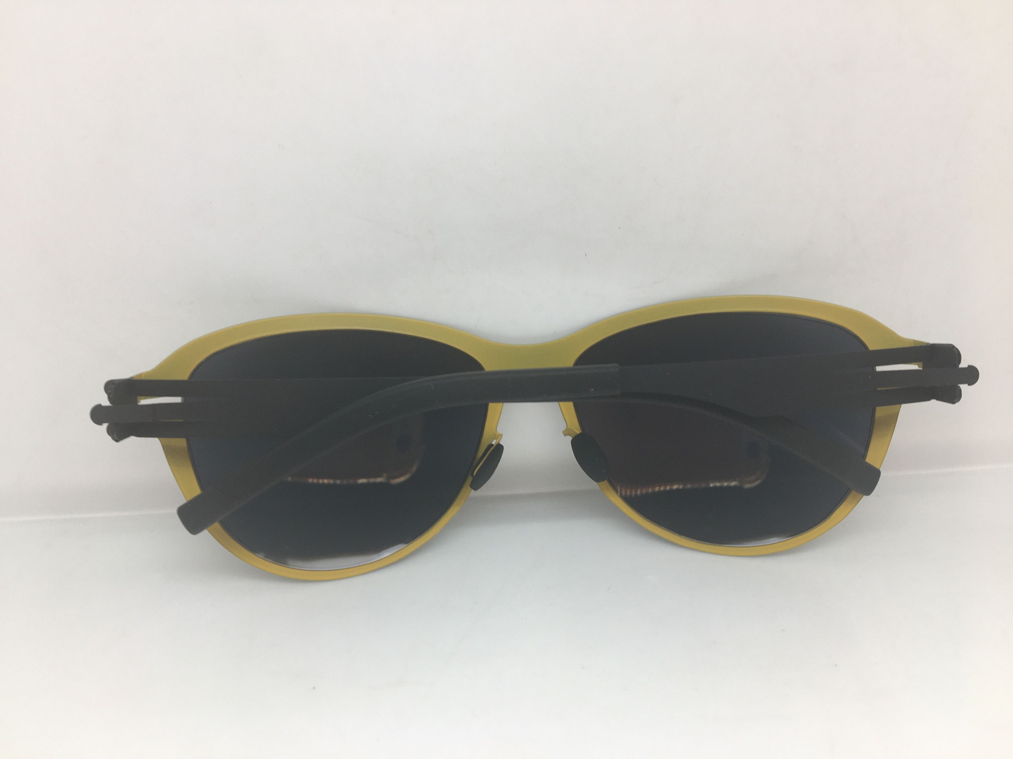 Other Matte Black Yellow Alloy Sunglasses Frame Size ONE SIZE - 8 Thumbnail