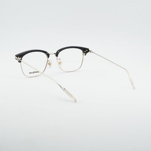 Montblanc Montblanc MB0141OK 002 Eyeglasses Gold/Black 53mm Square Size ONE SIZE - 4 Thumbnail