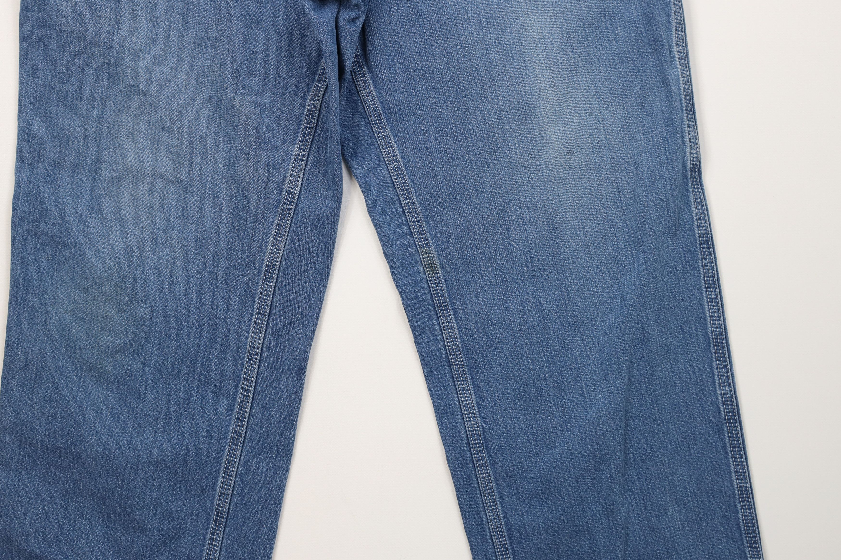 Carhartt Vintage Carhartt Wide Leg Dungaree Denim Jeans Blue Cotton Size US 36 / EU 52 - 4 Thumbnail