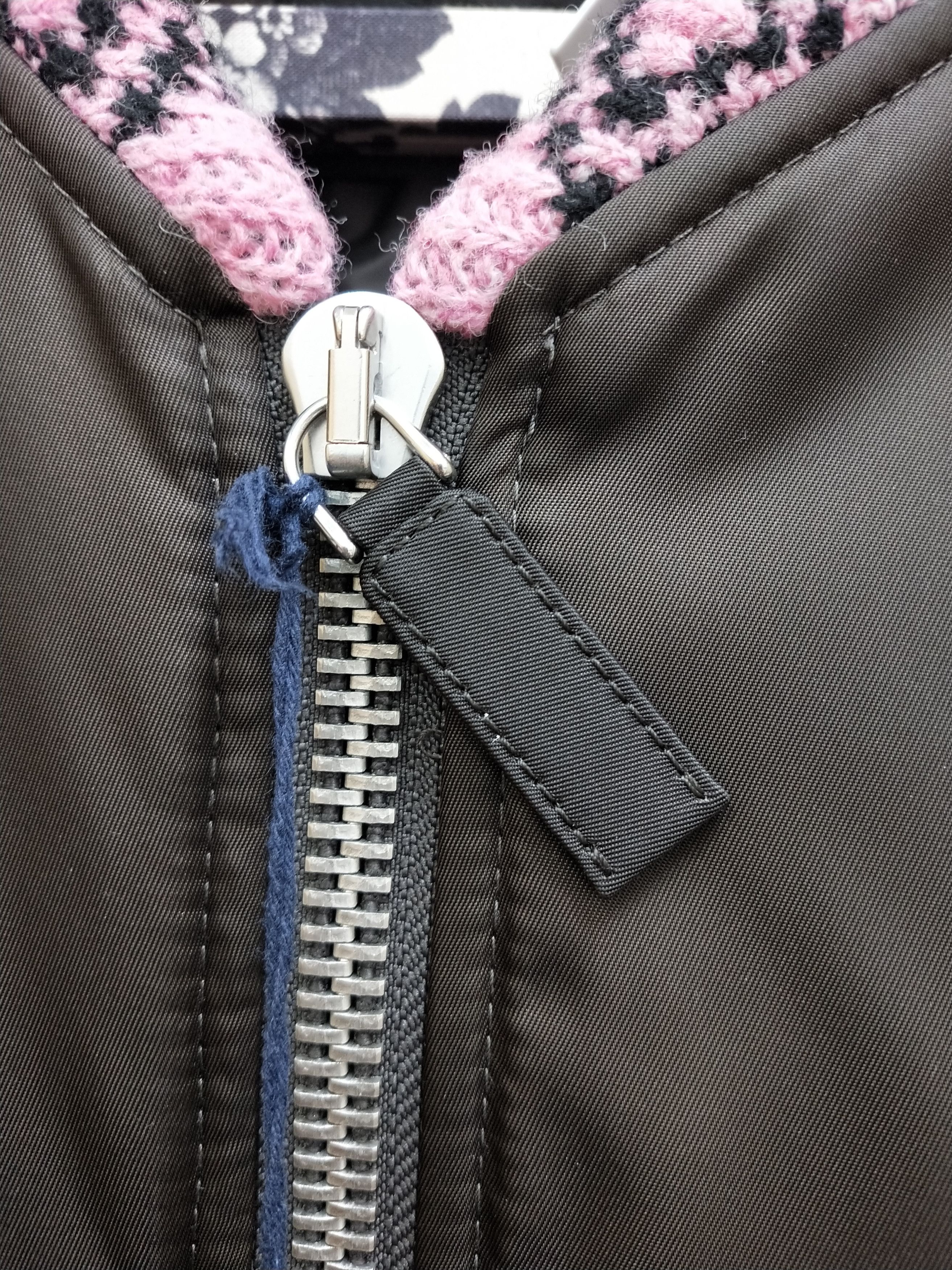 Prada Re-Nylon Knit Bomber Jacket (Trade for L or XL) Size US M / EU 48-50 / 2 - 4 Thumbnail