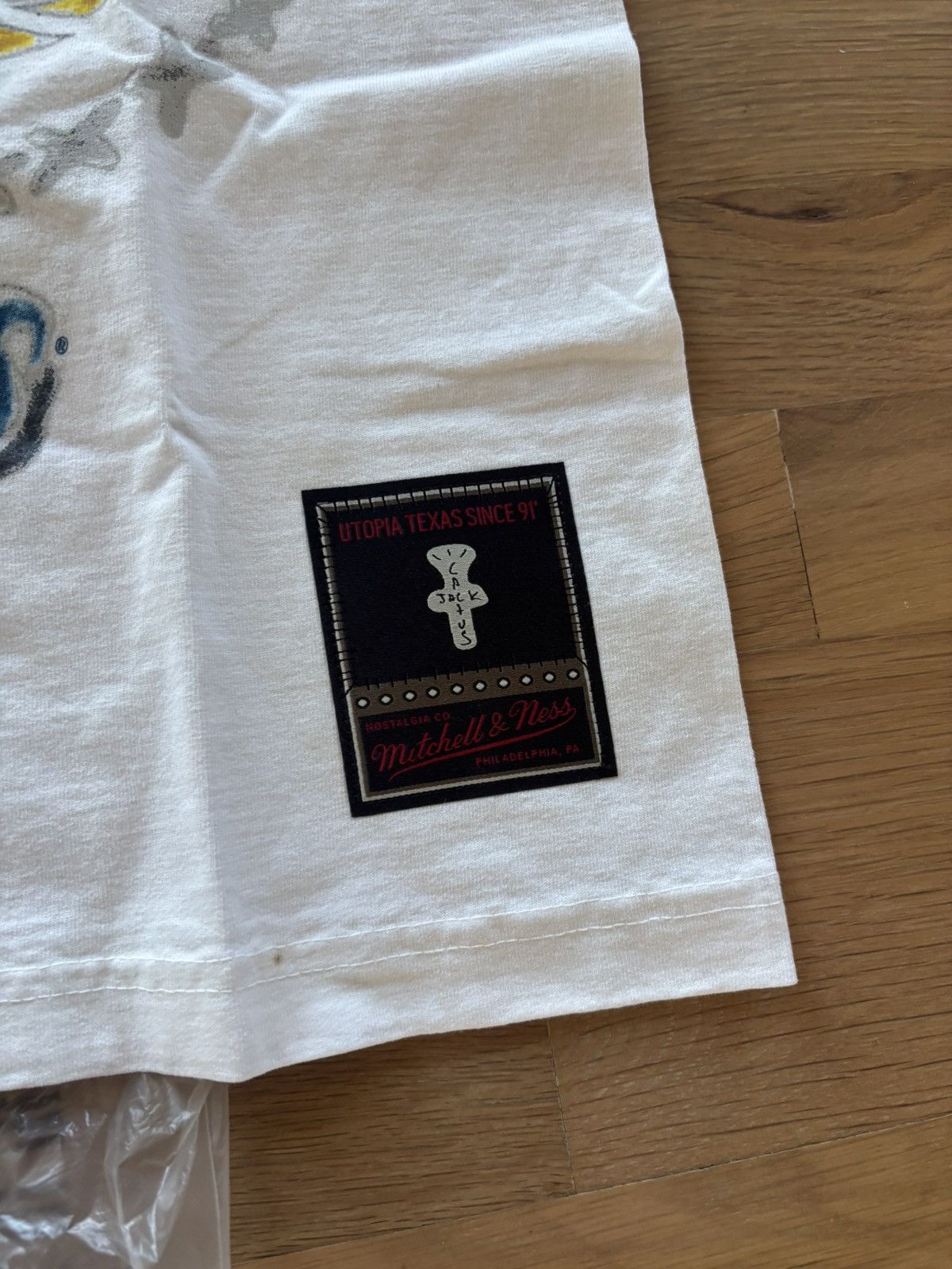 Mitchell & Ness × Travis Scott Travis Scott Michell & Ness Penn State Handdrawn Tee Size US M / EU 48-50 / 2 - 3 Thumbnail