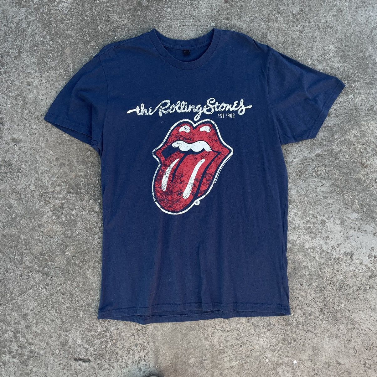 Band Tees × The Rolling Stones × Vintage Vintage Rolling Stone Band Tee Rock T-shirts 00s Streetwear Size US L / EU 52-54 / 3 - 1 Thumbnail