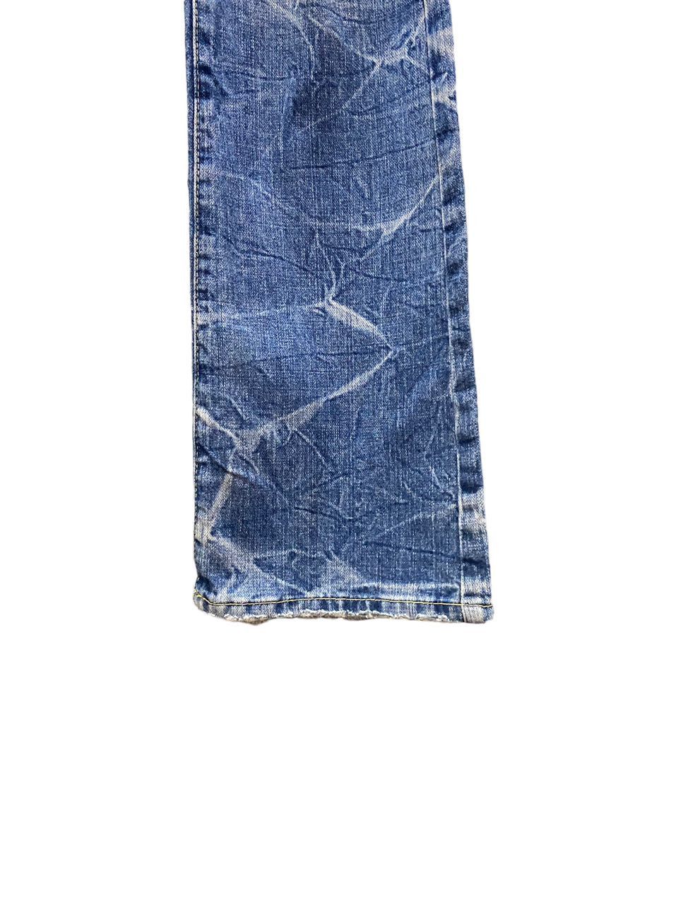Japanese Brand 💥BEST OFFER💥OZ-FIRST PINKBALL BOOTCUT DISTRESSED DENIM Size US 32 / EU 48 - 7 Thumbnail
