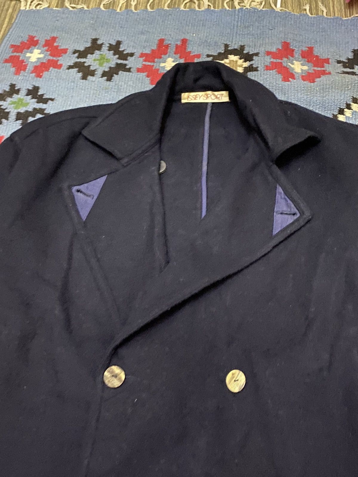 Issey Miyake ESSENTIAL 80s/90s ISSEY SPORT AVANT GARDE OVERSIZED COAT Size US L / EU 52-54 / 3 - 3 Thumbnail
