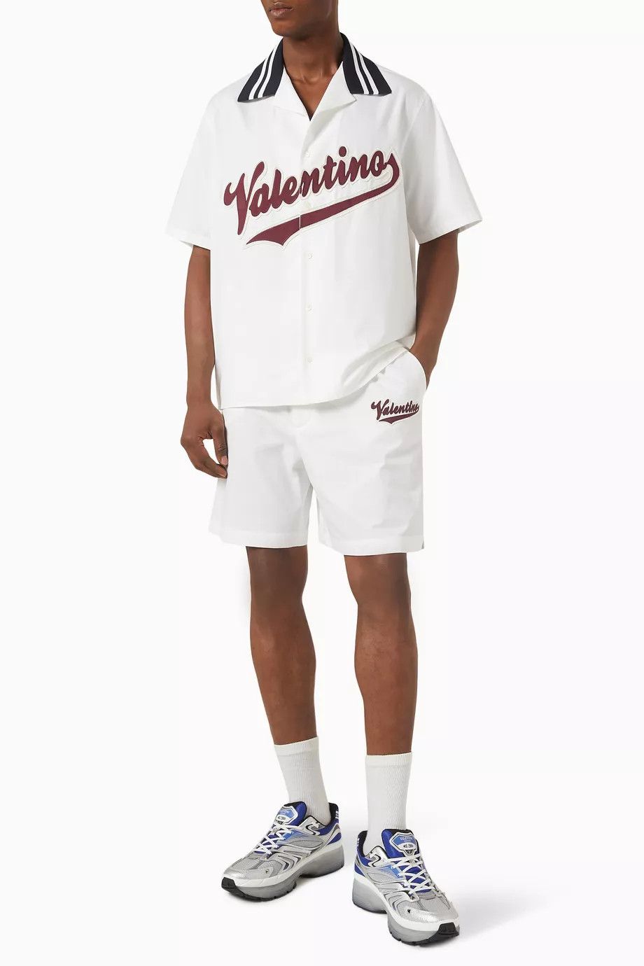 Valentino o1y0525 Logo Short in White Size US 36 / EU 52 - 4 Thumbnail