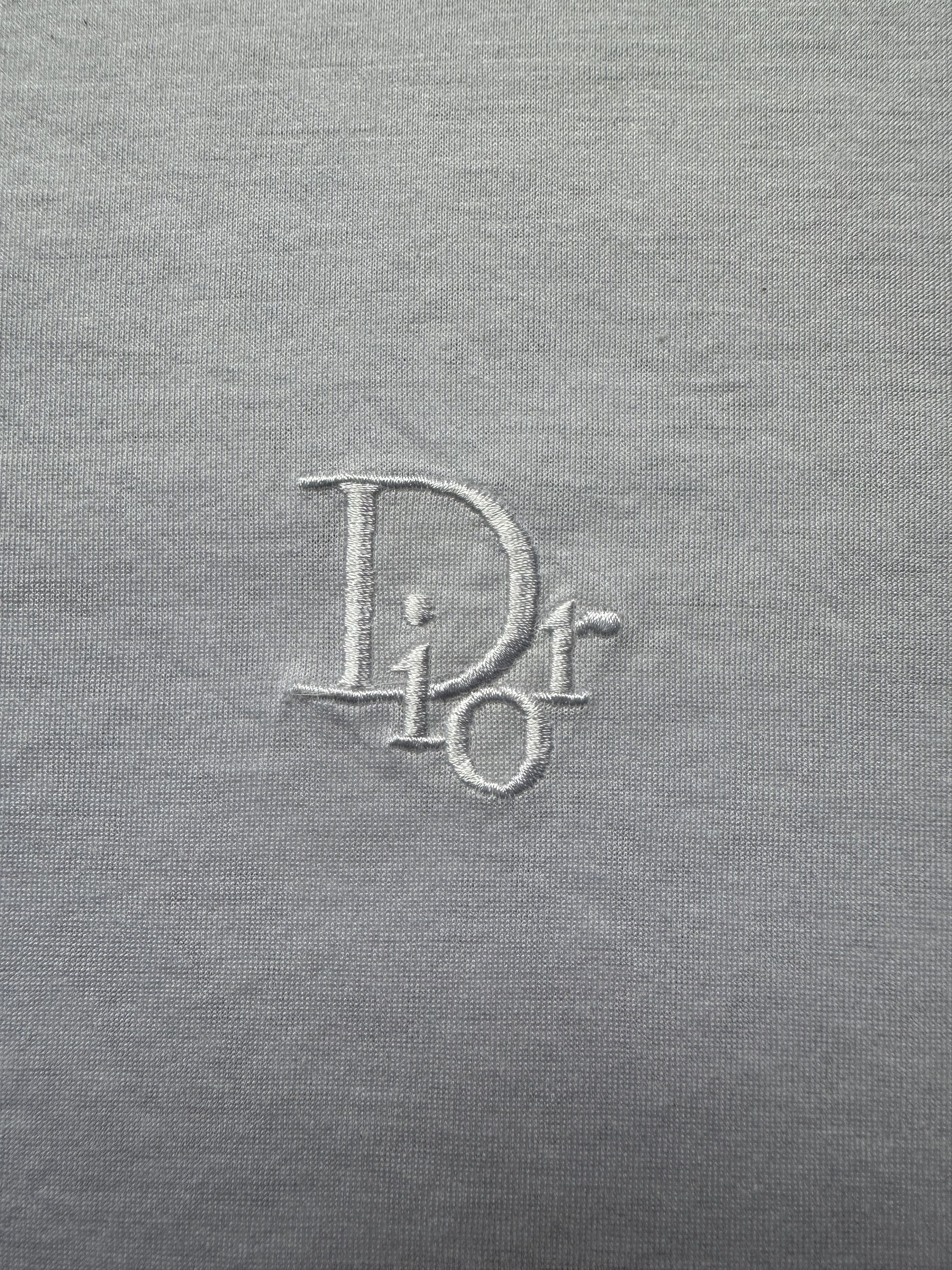 Christian Dior Monsieur Vintage Dior Embroidered Spellout Oversized Cropped Tee Size US S / EU 44-46 / 1 - 3 Thumbnail