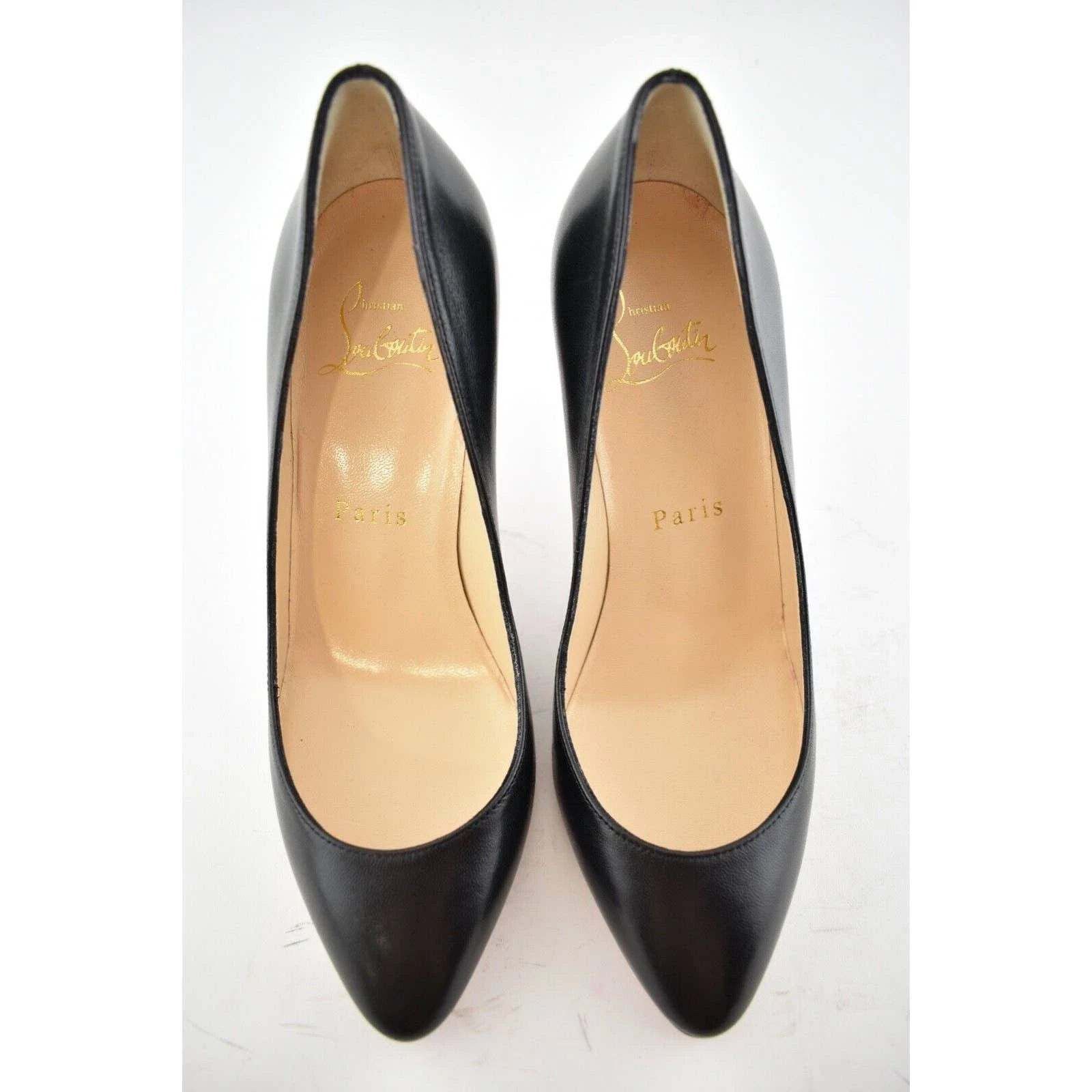 Christian Louboutin Christian Louboutin Eloise 85 Black Nappa Shiny Leather Size US 5 / IT 35 - 8 Thumbnail