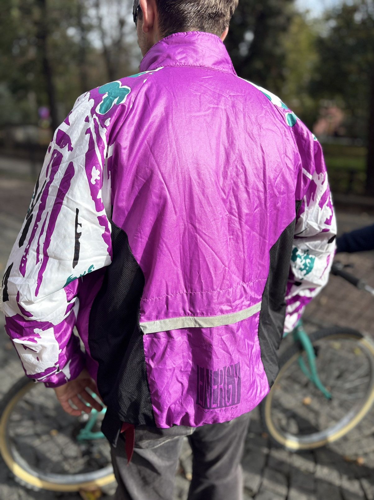 Vintage 💜80s Castelli vintage cycling jersey jacket Made in Italy Size US L / EU 52-54 / 3 - 4 Thumbnail