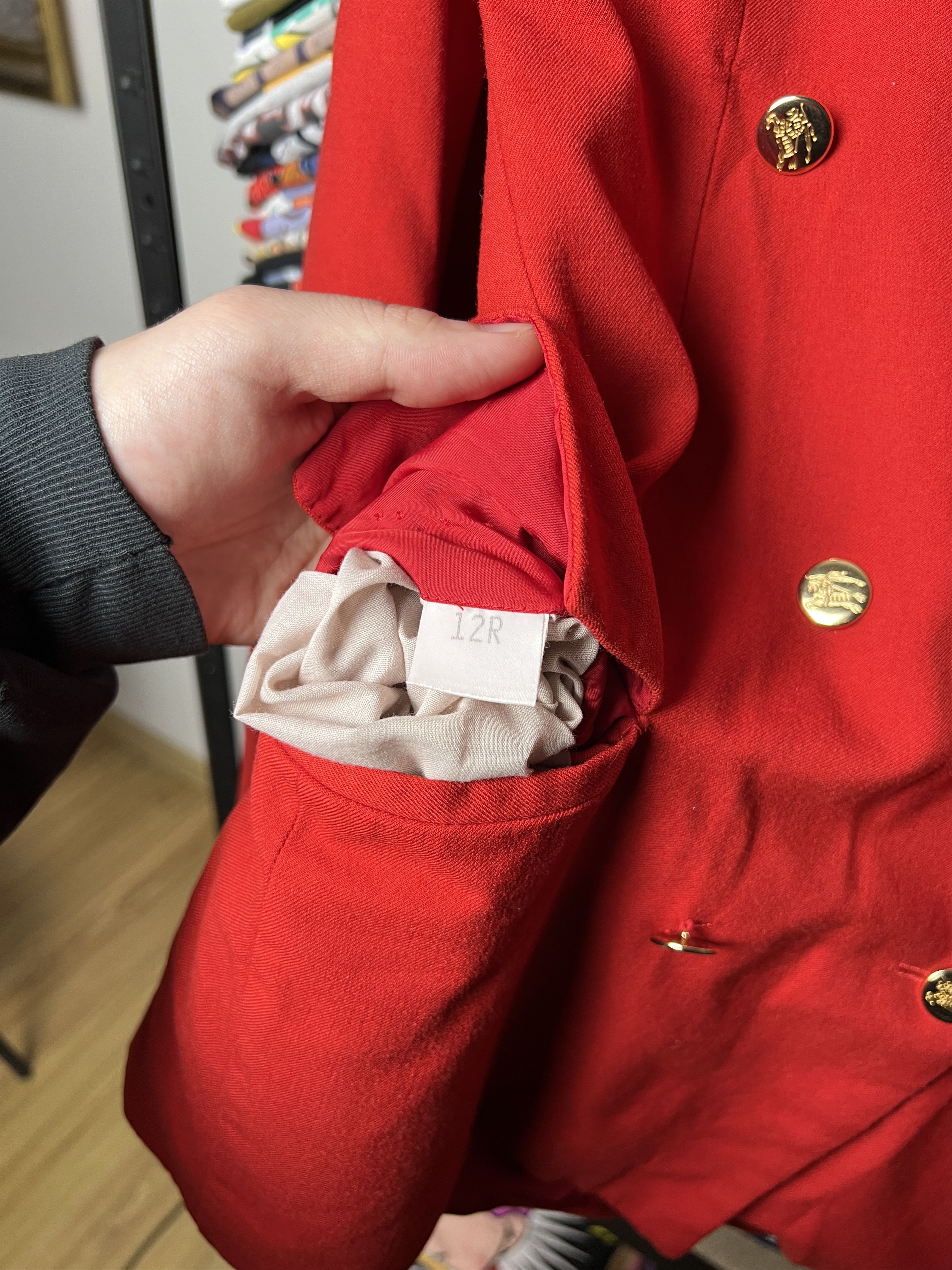 Burberry Burberry's Vintage 90s Blazer Coat size 12R Size L / US 10 / IT 46 - 14 Thumbnail