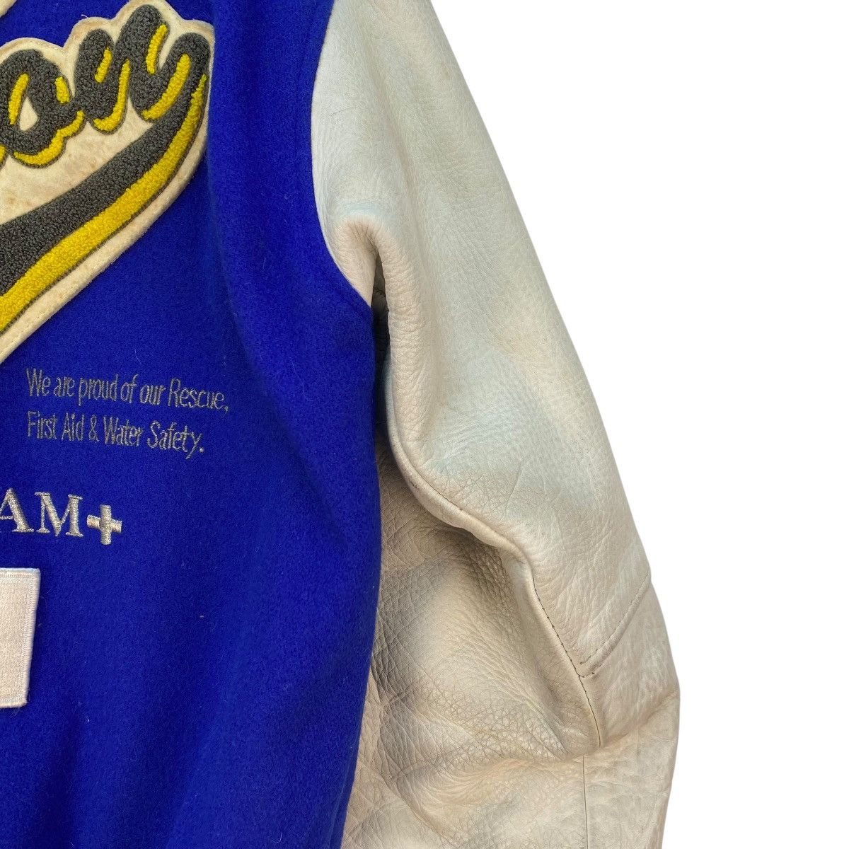 JH Design 💥Vintage Varsity Letterman Life Guard Embroidered Pacth Size US M / EU 48-50 / 2 - 10 Thumbnail