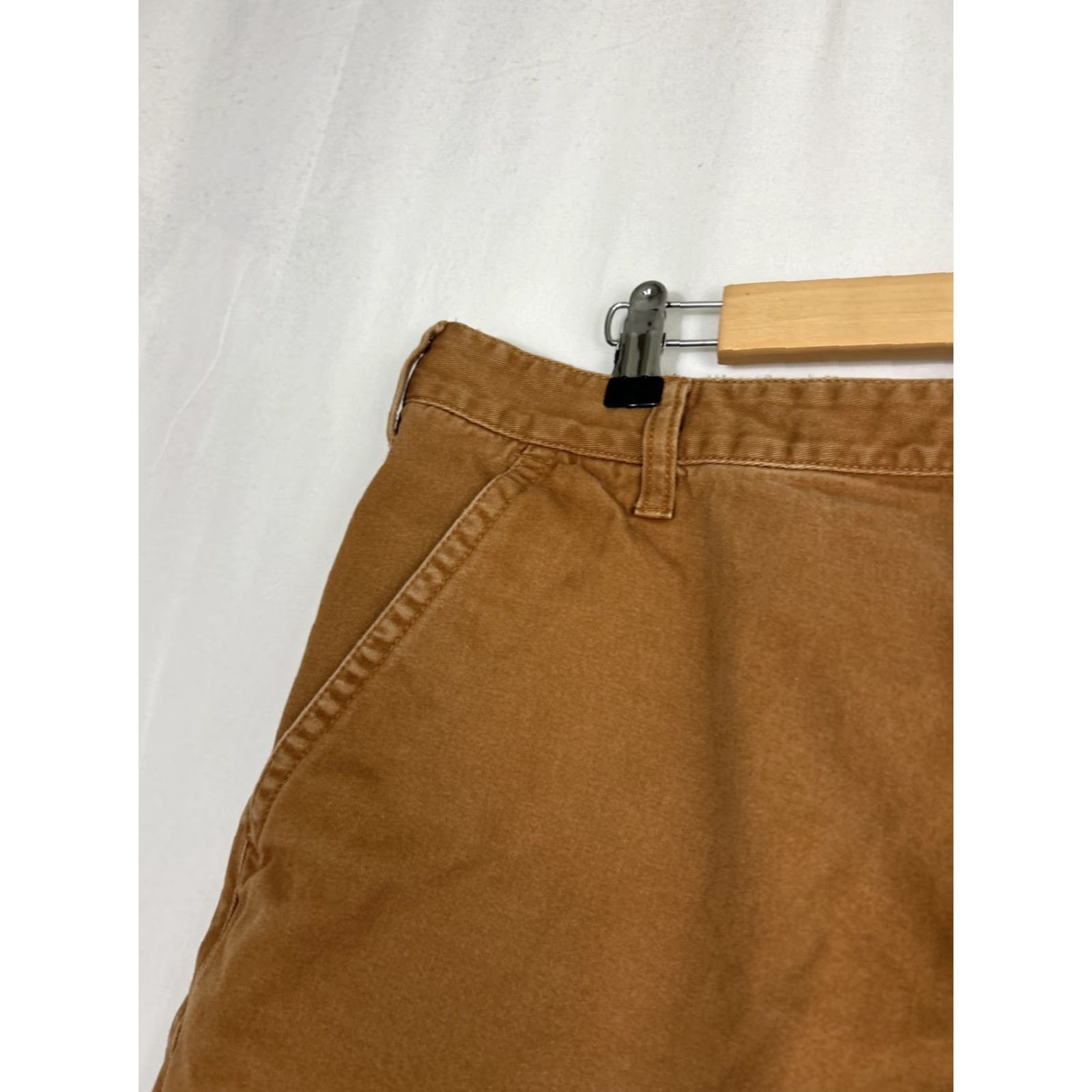 Timberland Timberland Grafton Lake Shorts Men's 36x9 Duck Brown Cotton Denim Casual Outdoor Regular Front Button Closure Mens Brown Denim Shorts Size US 36 / EU 52 - 5 Thumbnail