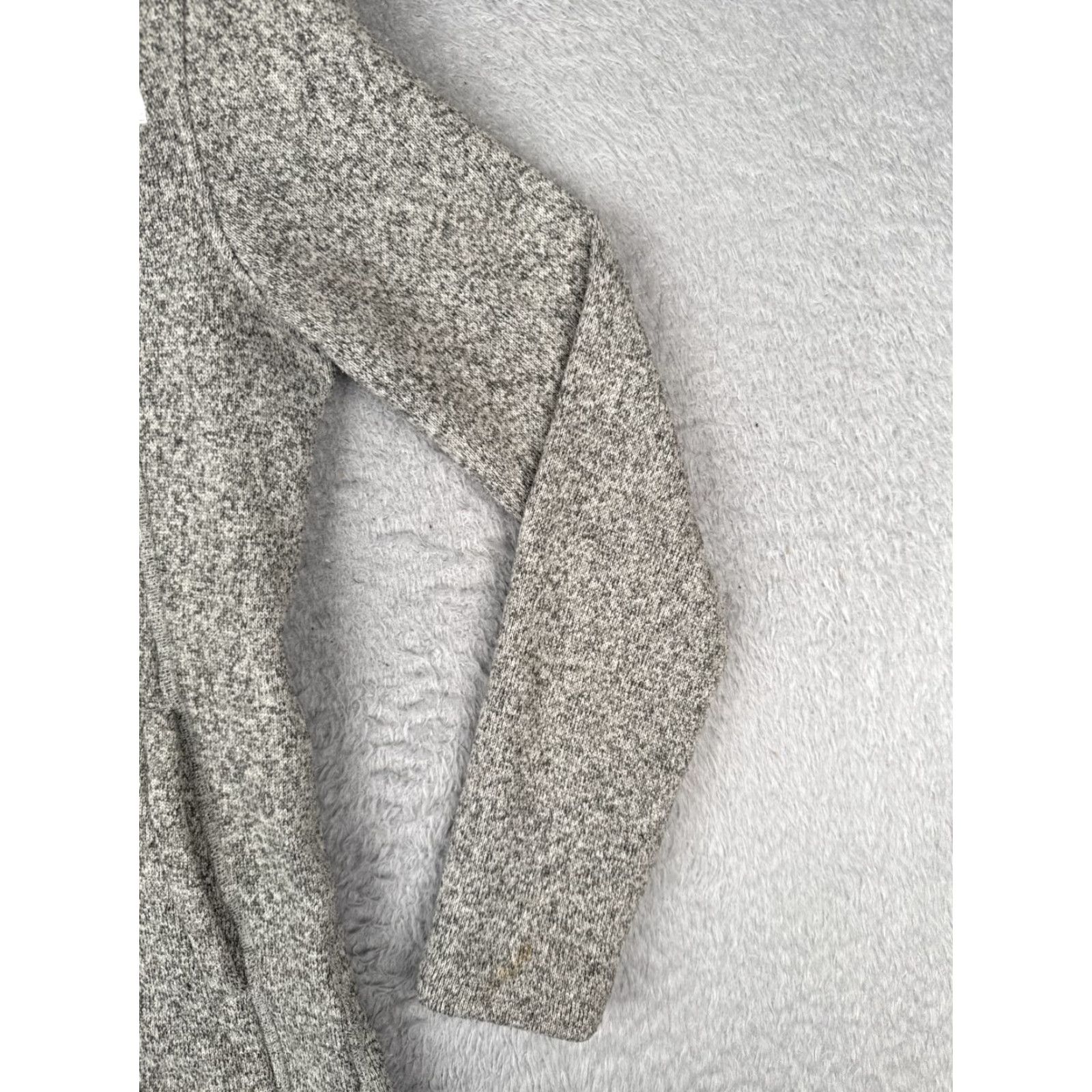 The North Face The North Face Jacket Women Small Gray Knit Shell Full Zip Hoodie Sherpa Lined Size S / US 4 / IT 40 - 2 Thumbnail