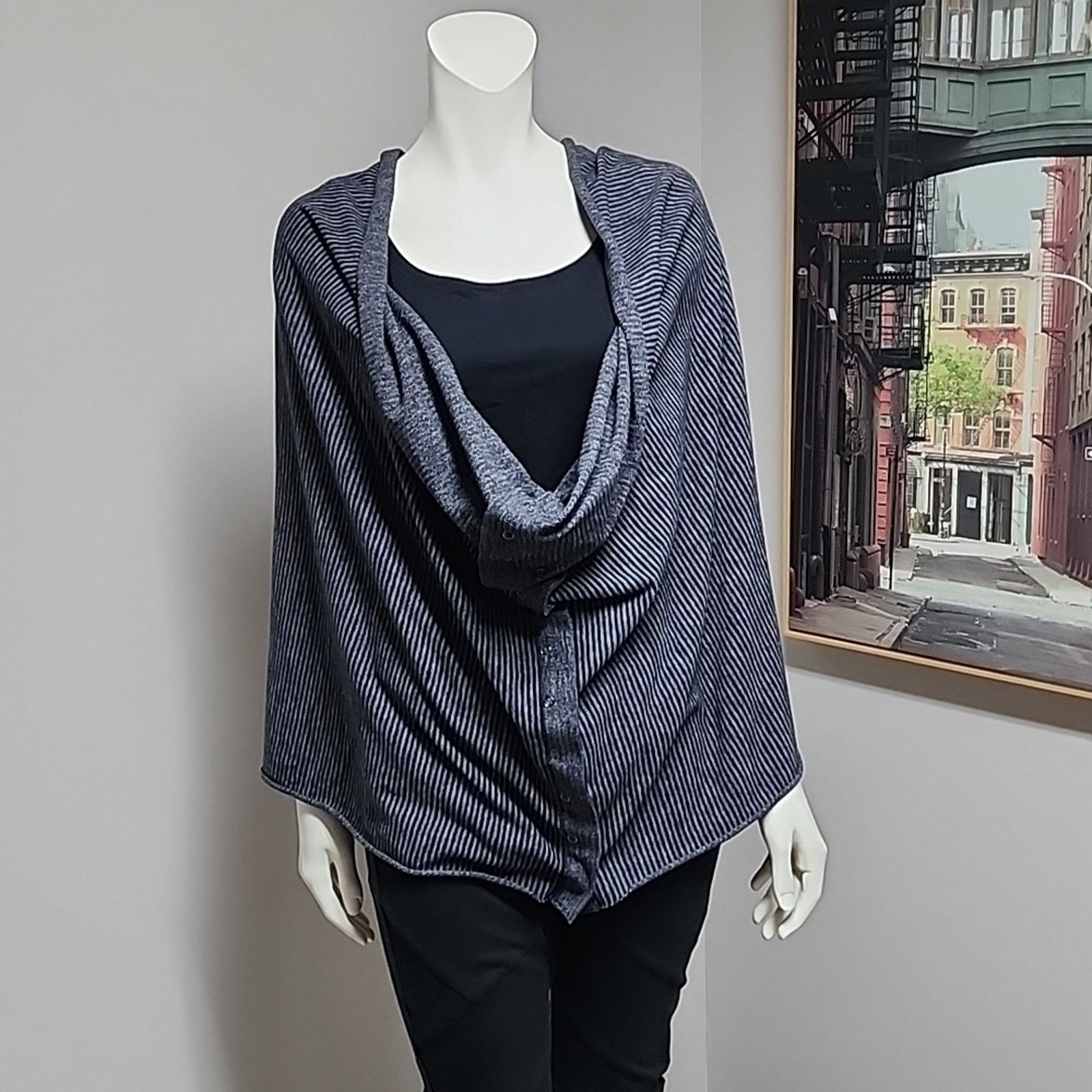 Lululemon Lululemon Vinyasa Scarf Mini Check Pique Black Pique Rulu Size ONE SIZE - 5 Thumbnail