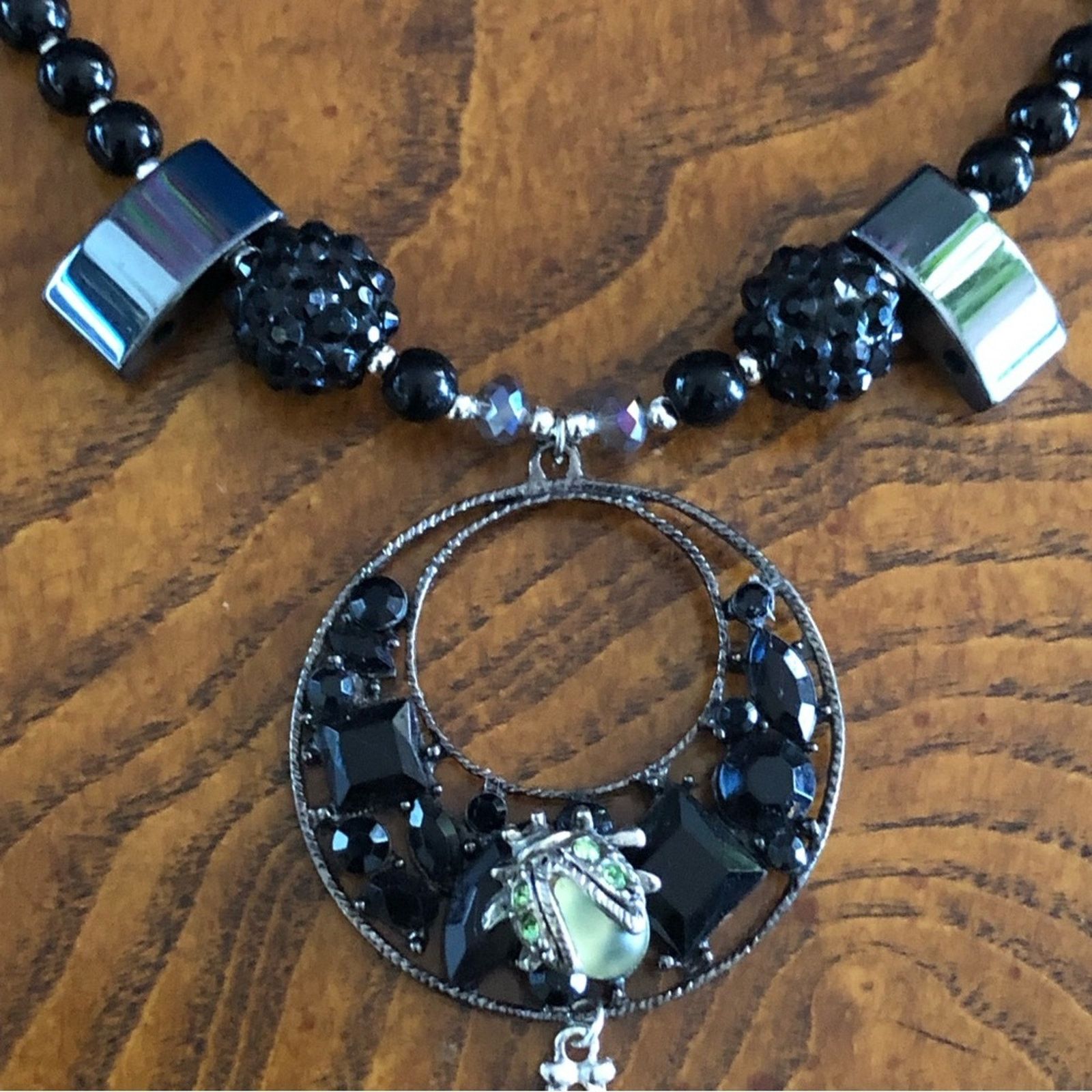 Handmade Handcrafted repurpose sage freshwater Pearl necklace Size ONE SIZE - 10 Thumbnail