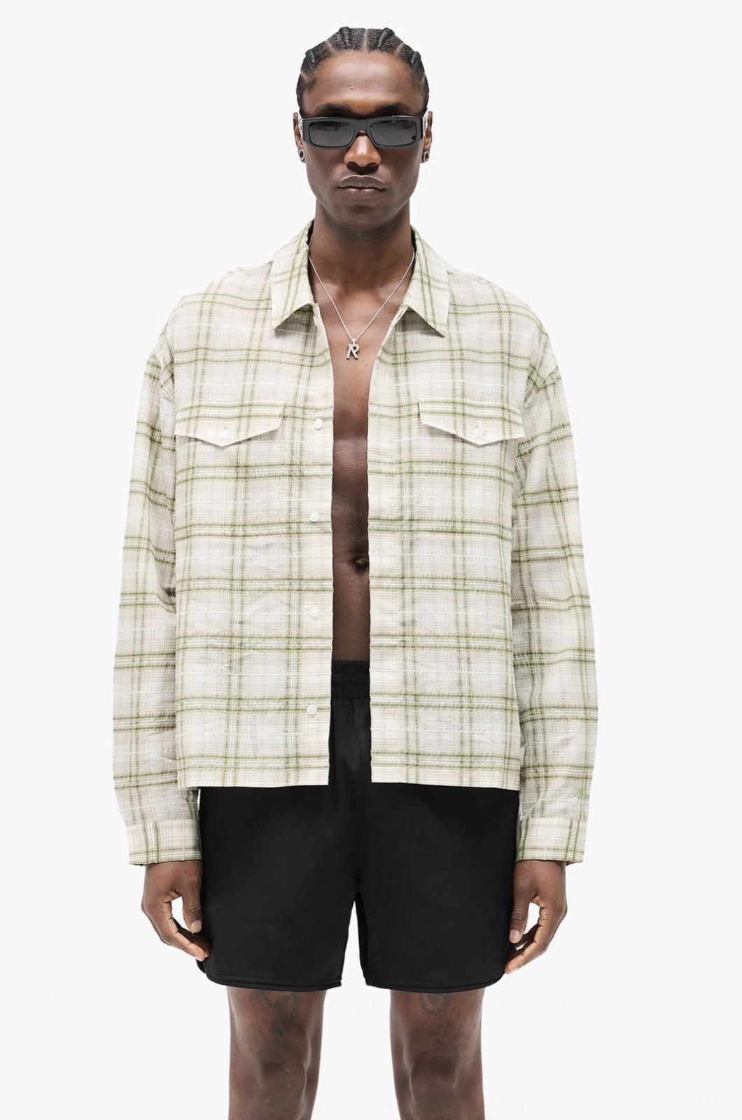Represent Clo. Represent Sheer Long Sleeve Flannel Shirt Size US XL / EU 56 / 4 - 5 Thumbnail
