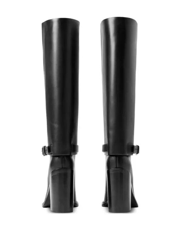Burberry o1w1db10125 Leather Boots in Black Size US 5.5 / IT 35.5 - 3 Thumbnail