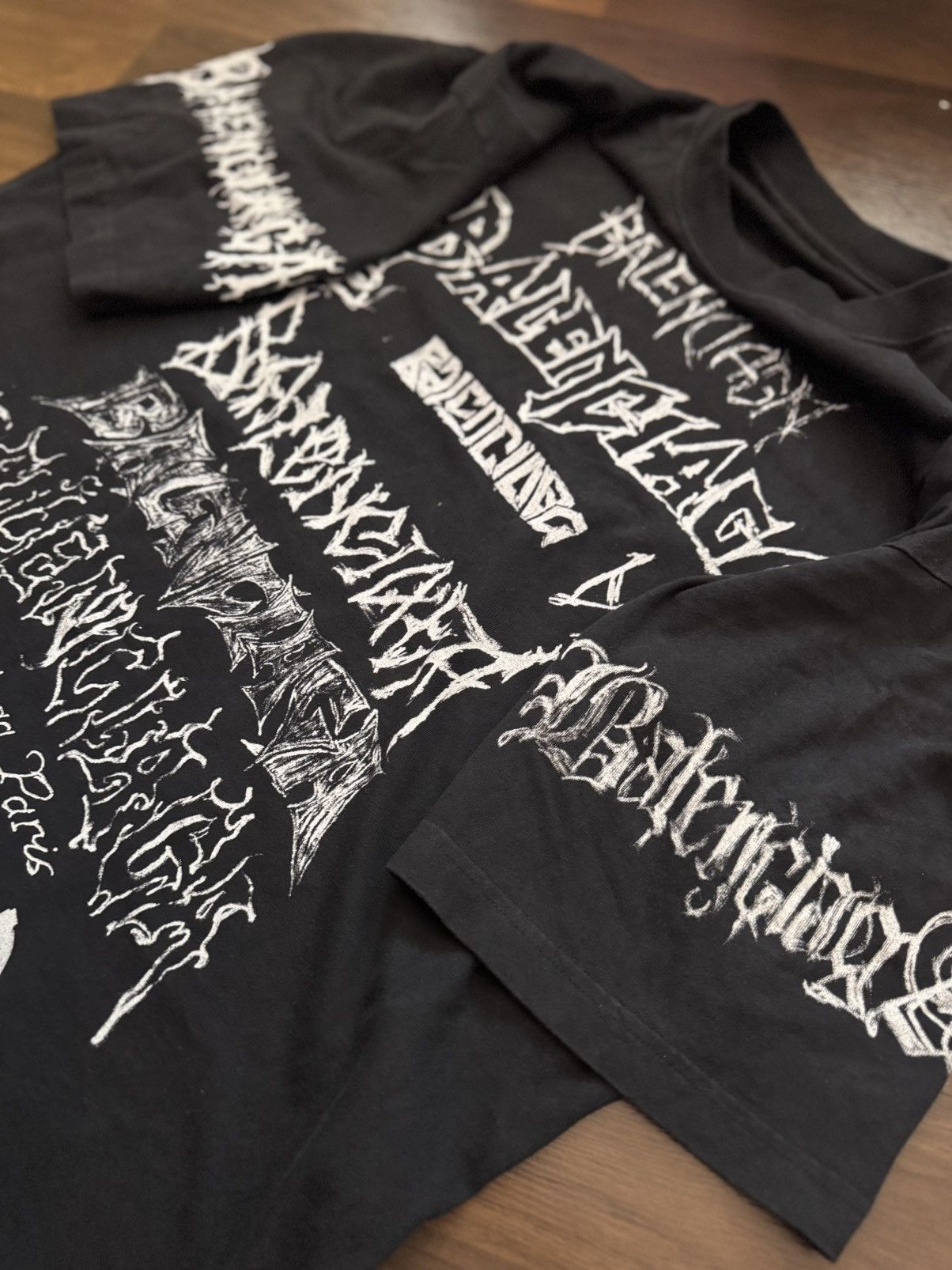 Balenciaga Balenciaga Black DIY Metal T-Shirt Size US L / EU 52-54 / 3 - 5 Thumbnail