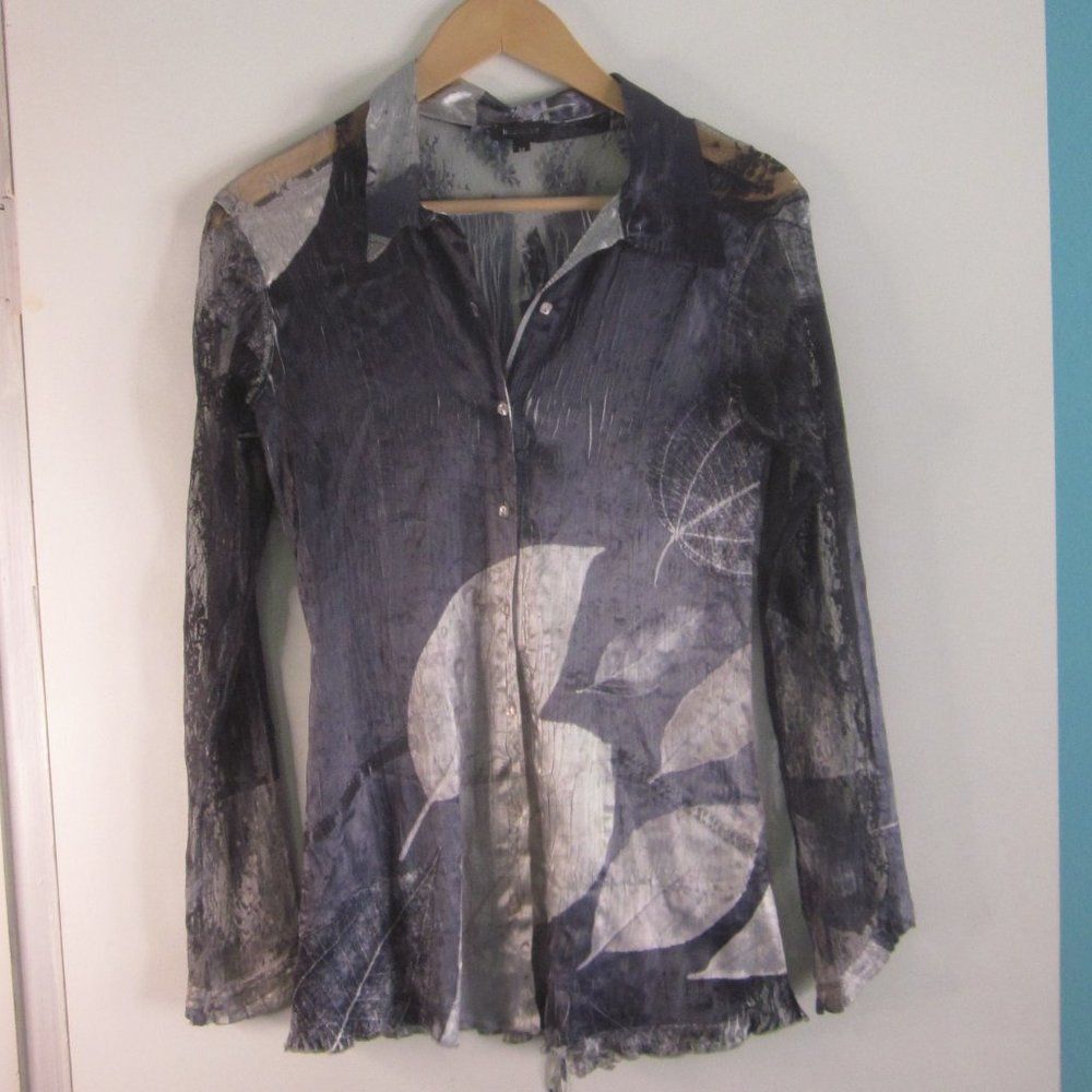 Other Komarov Blouse Lace Up Back Size M Size M / US 6-8 / IT 42-44 - 7 Thumbnail