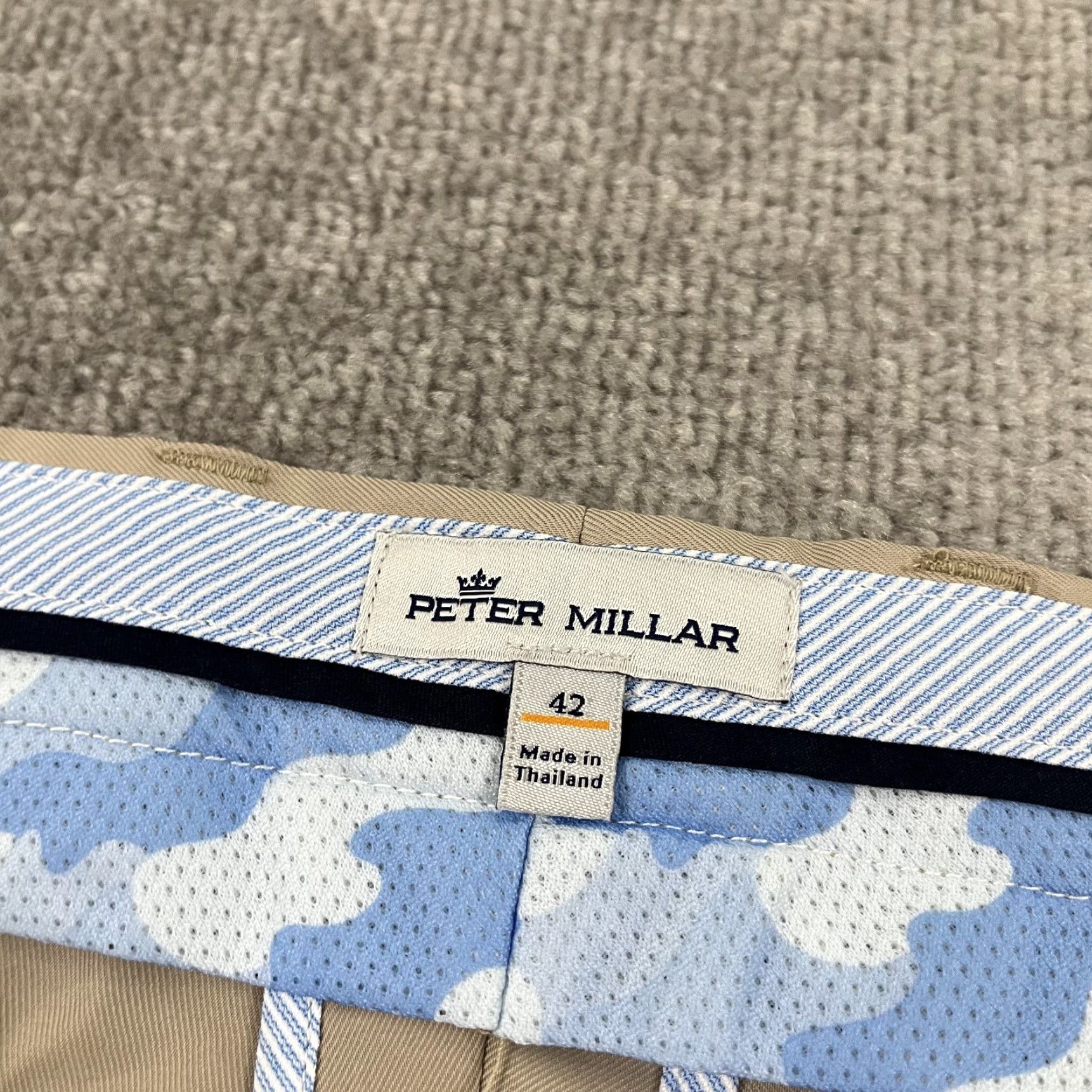 Peter Millar Peter Millar Salem Performance Chino Shorts Mens 42 9" Brown Golf Preppy Sport Size US 42 / EU 58 - 2 Thumbnail
