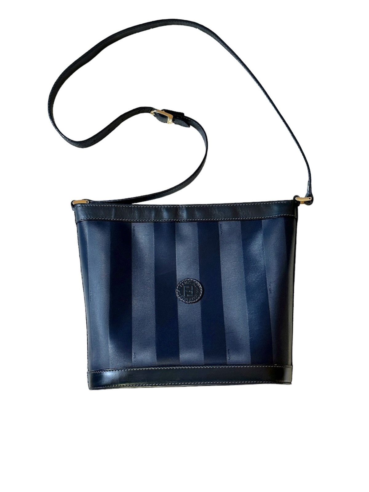 Fendi Vintage Fendi Pequin Striped Shoulder Bag Authentic Italy Size ONE SIZE - 1 Thumbnail