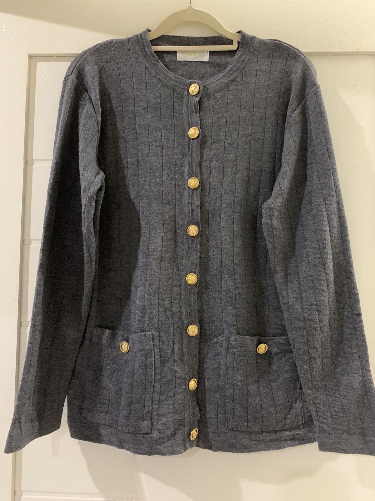 Japanese Brand × Vintage Vintage BIANCA Cardigan Knitwear Size S / US 4 / IT 40 - 1 Thumbnail