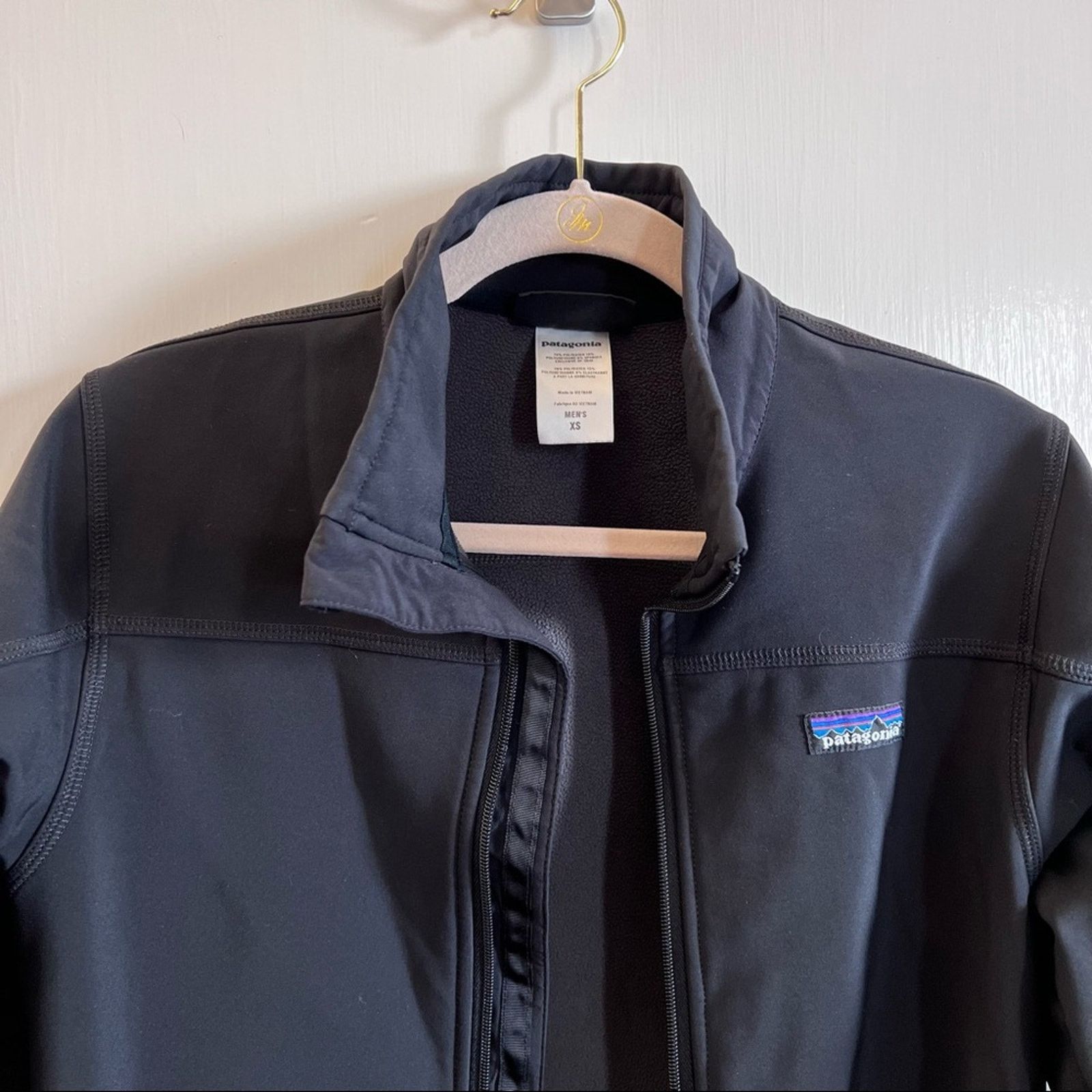 Patagonia Patagonia Men's Black Softshell Fleece-Lined Jacket Size US XS / EU 42 / 0 - 12 Thumbnail