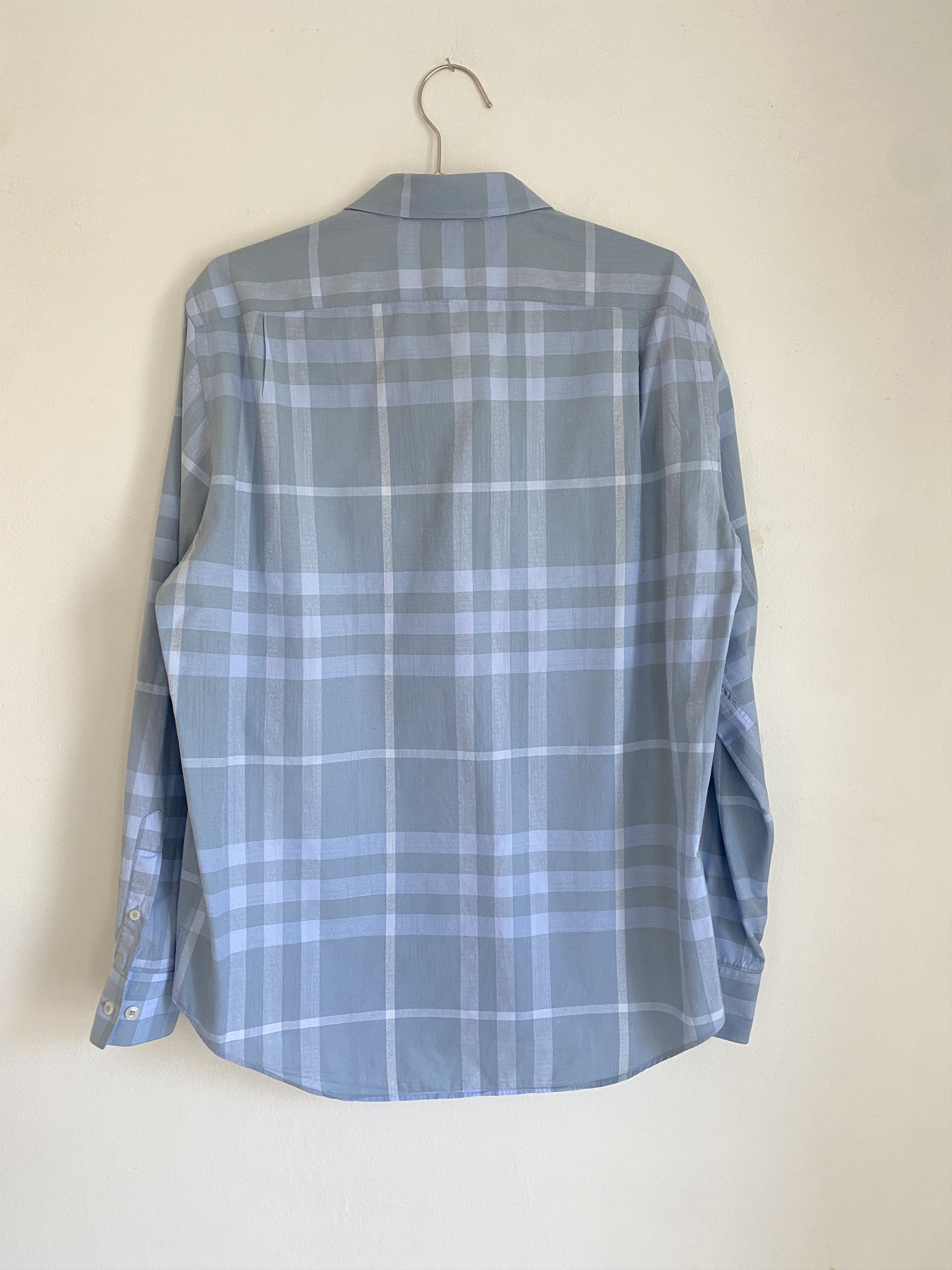 Burberry Burberry Plaid blue shirt Size US L / EU 52-54 / 3 - 3 Thumbnail