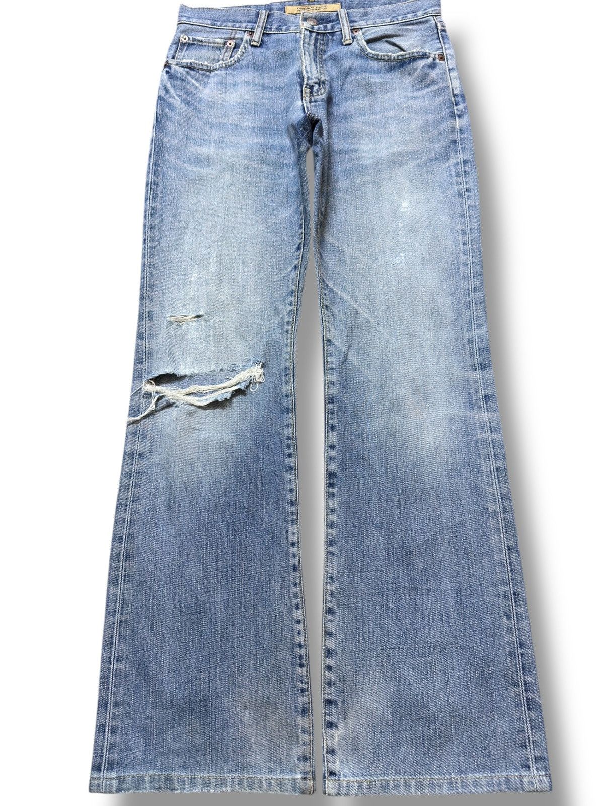 Uniqlo Vintage Uniqlo B-002 Flare Bootcut Faded Denim Size US 30 / EU 46 - 1 Thumbnail