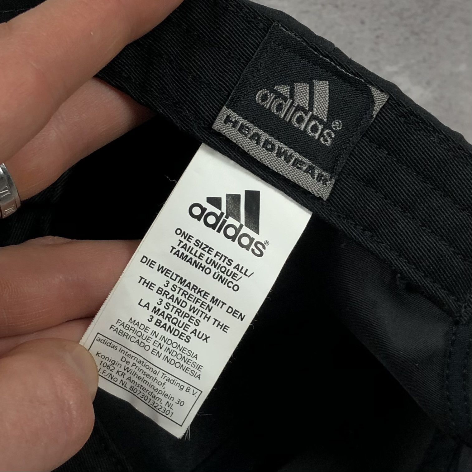 Adidas Vintage Adidas Cap Size ONE SIZE - 10 Thumbnail