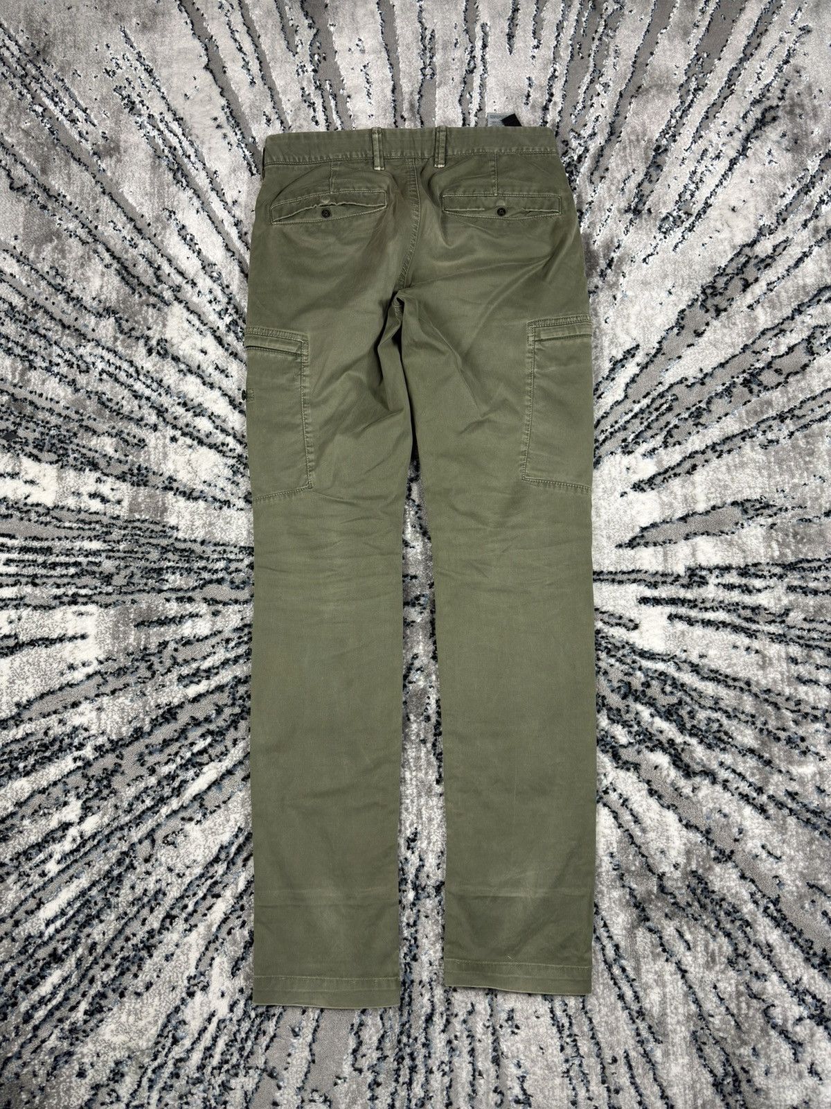 Stone Island × Vintage Vintage Stone Island Cargo Trousers Olive Green Casual Size US 30 / EU 46 - 10 Thumbnail