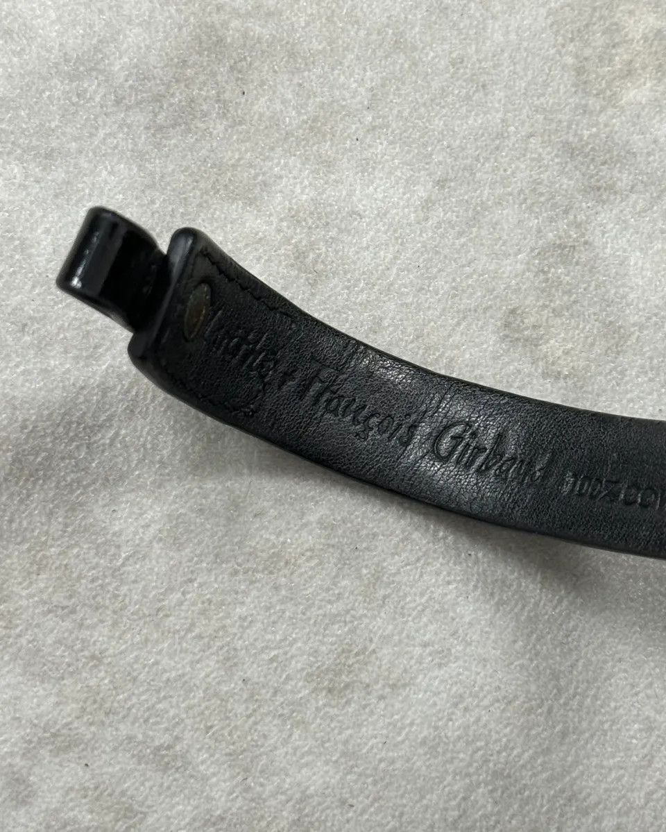 Marithe + Francois Girbaud Marithé + François Girbaud Black Shiny Leather Bracelet Size ONE SIZE - 7 Thumbnail